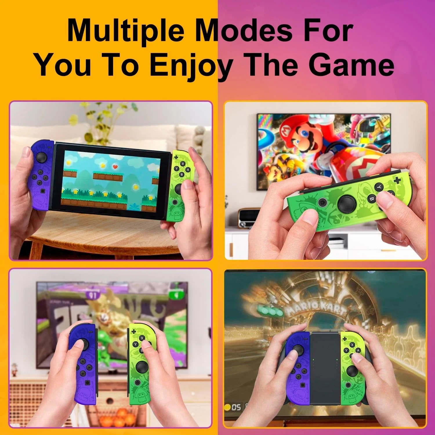Wireless Gamepad Left & Right Game Controller For Nintendo Switch Joy-Con1-Pair