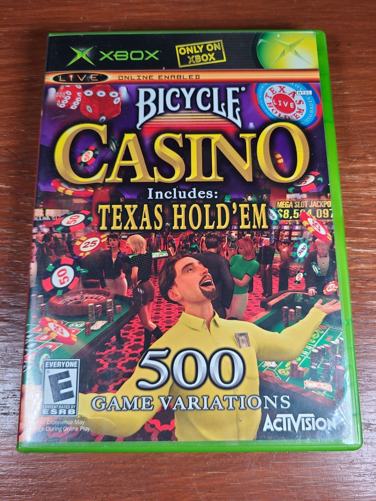 Bicycle Casino 2005 [Includes Texas Hold Em](Original Xbox)Complete w Manual CIB