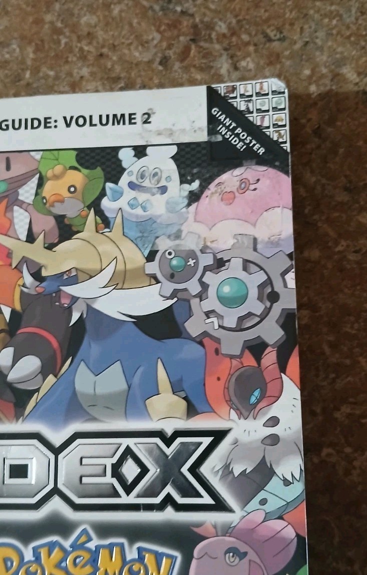 Pokemon Black & White The Official Unova Pokedex & Guide Volume 2 Book No Poster
