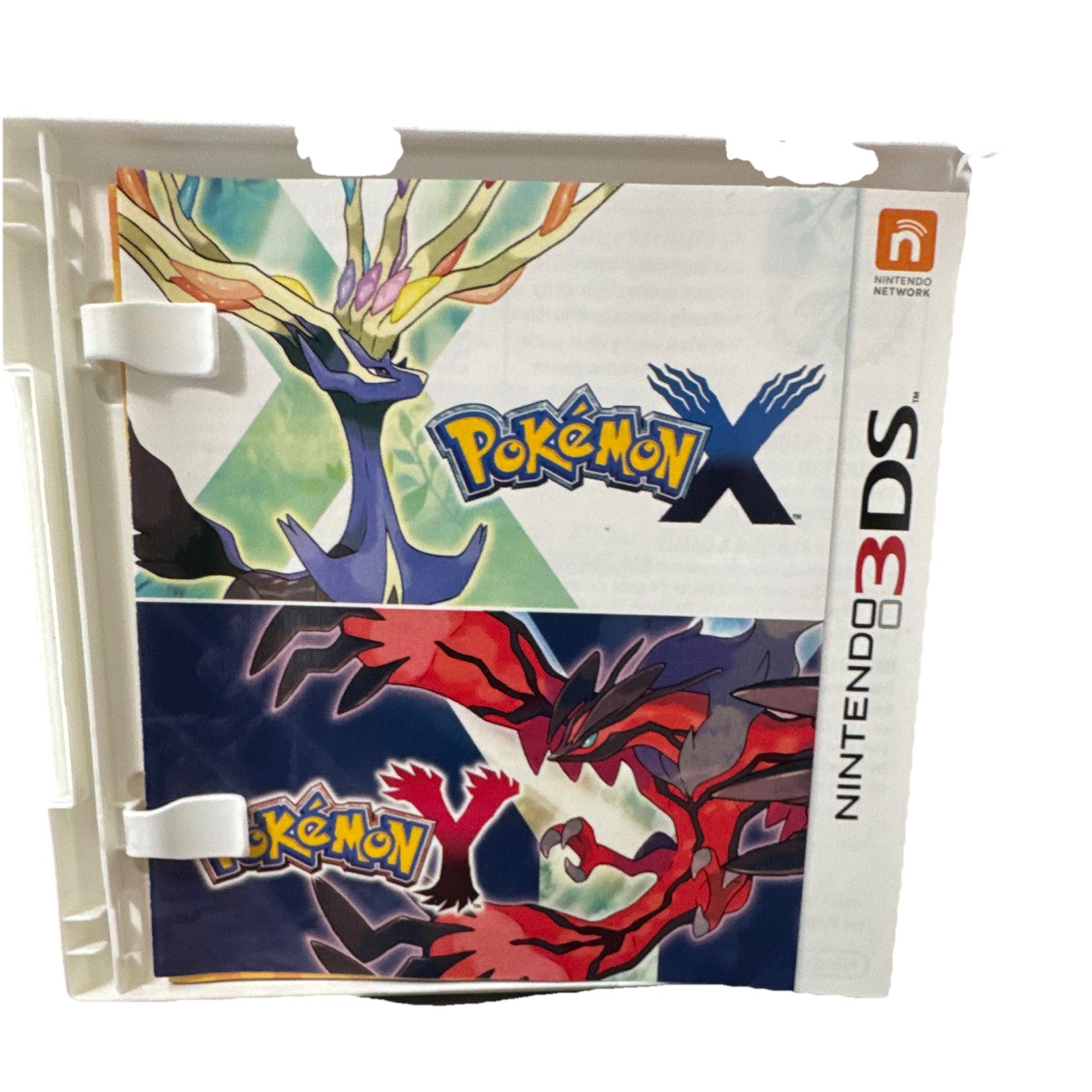 Nintendo Pokémon X (Nintendo 3DS, 2013) w/ Manual & Case NTSC-U/C (CIB)