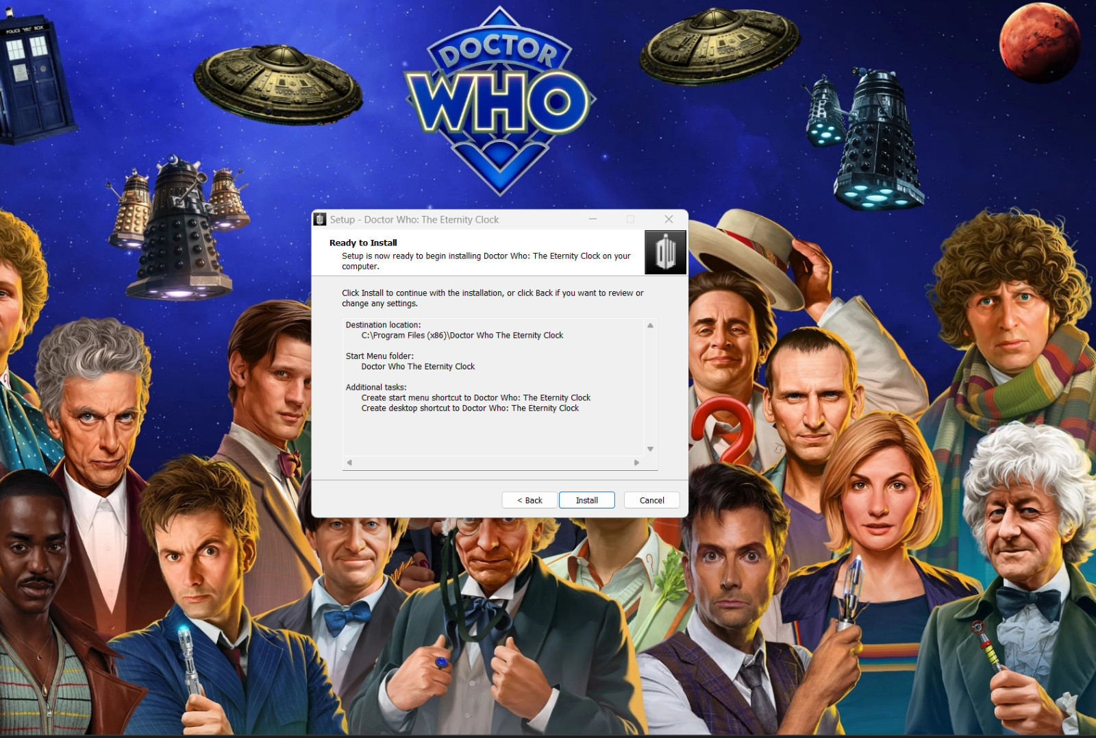 Doctor Who The Eternity Clock Pc Game Download