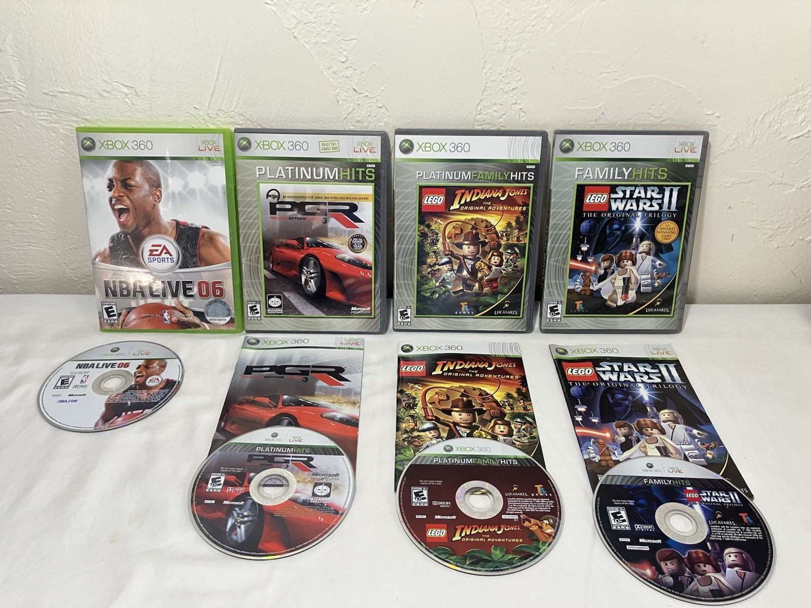 Microsoft Xbox 360 E 250GB Console #1538 W/ 9 Games, Controller, HDMI, Minecraft