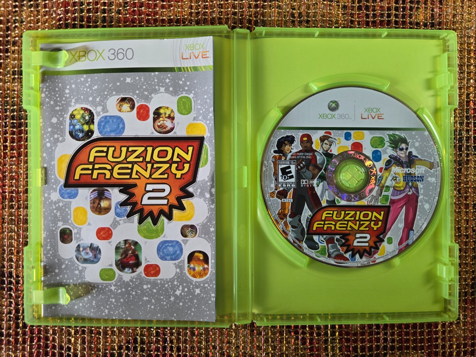 Fusion Frenzy 2 (Xbox 360, 2006) Complete With Manual