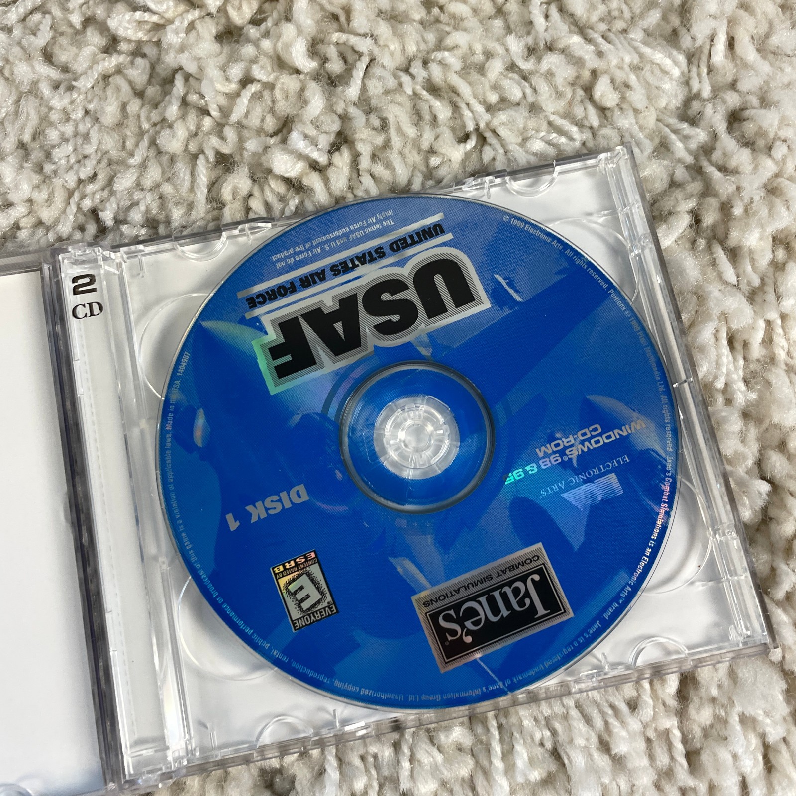 Jane’s USAF: United States Air Force (PC, 1999) Flight Simulation + Microsoft 98