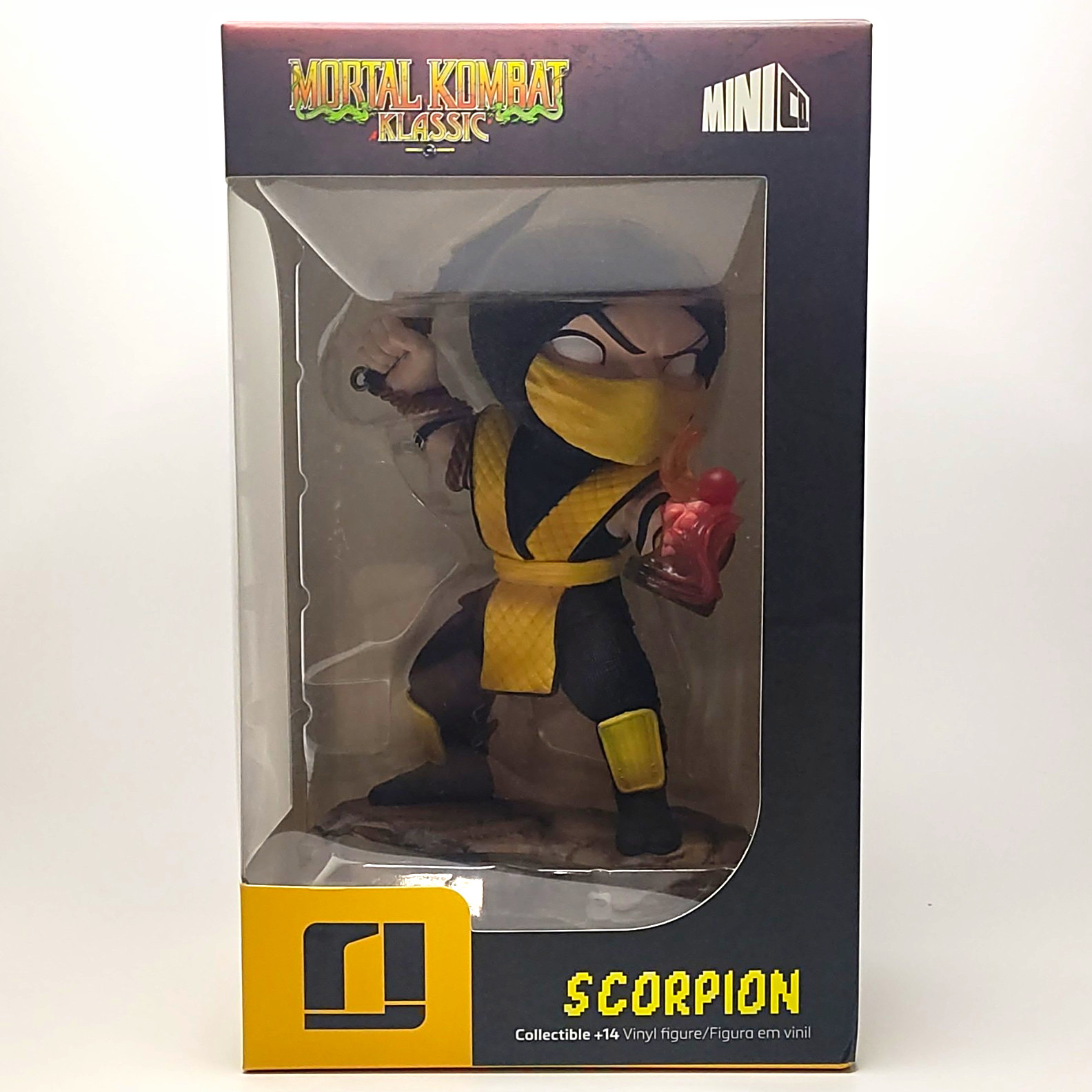 Iron Studios MiniCo Mortal Kombat Klassic Scorpion 3.4in Vinyl Figure 2024
