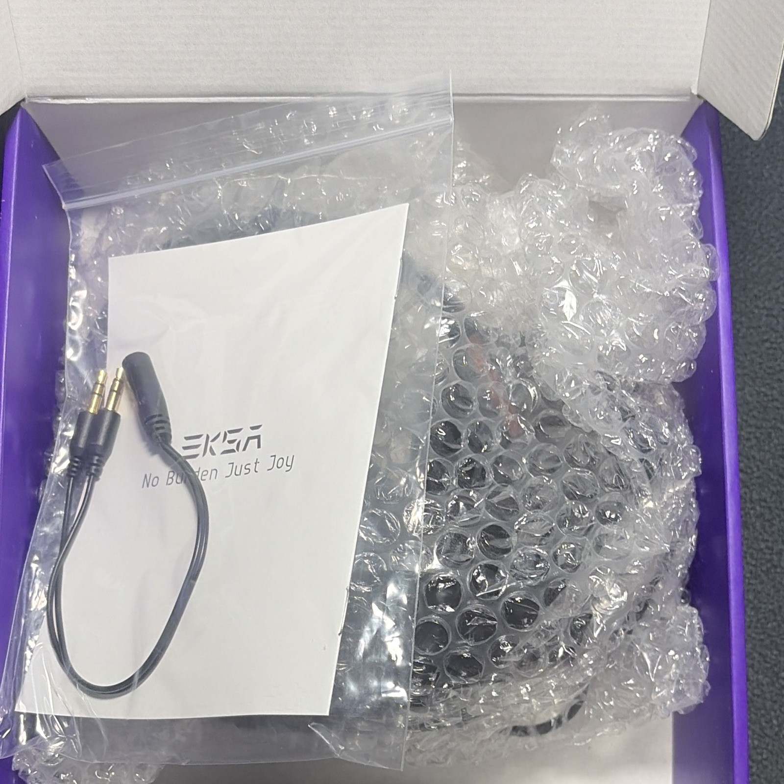 EKSA Air Joy Stereo Sound Gaming Headset Black 3.5mm Jack Boom Mic