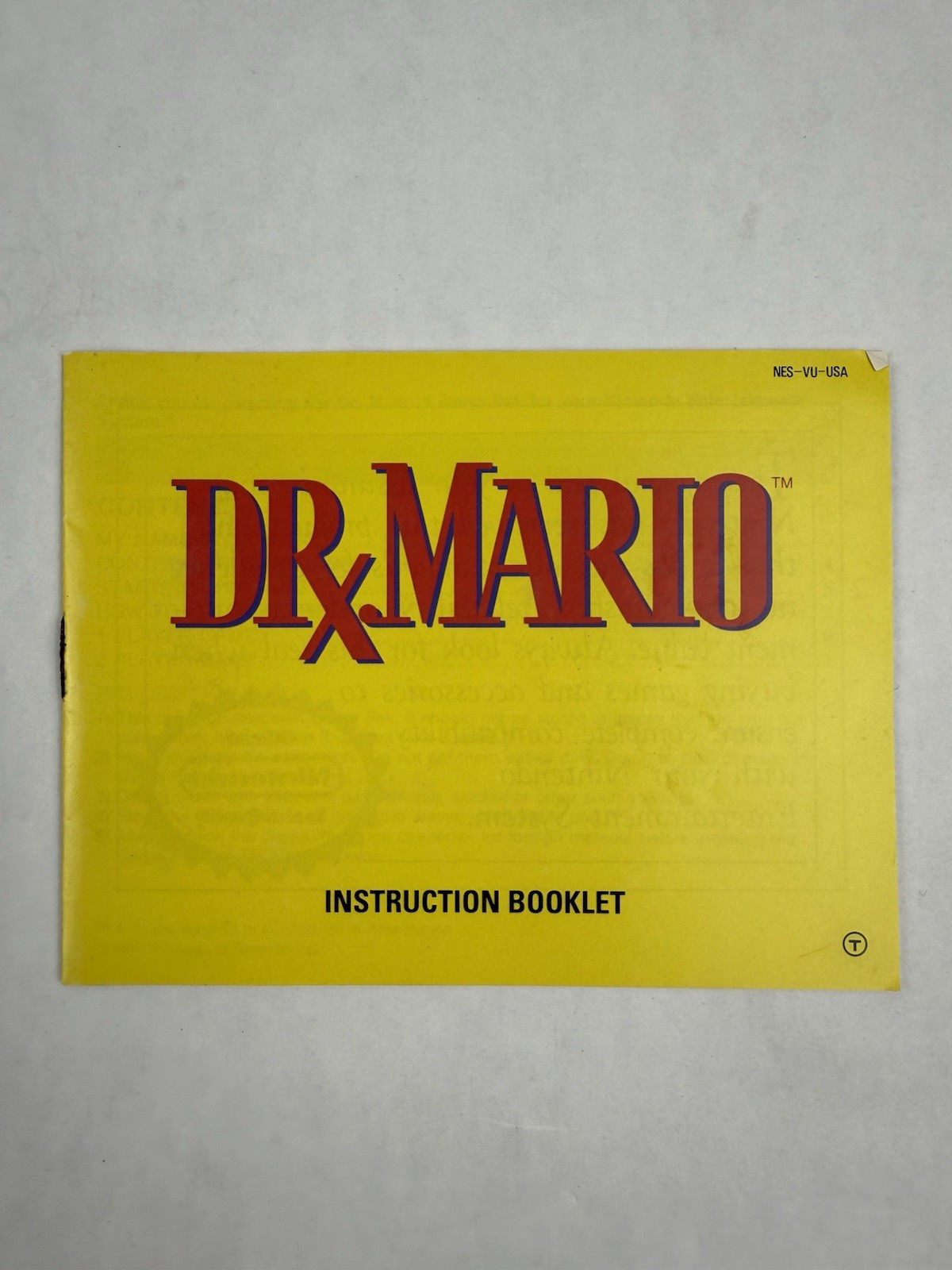 Dr. Mario (Nintendo NES, 1990) CIB, Complete in Box W/ Manual Tested & Working
