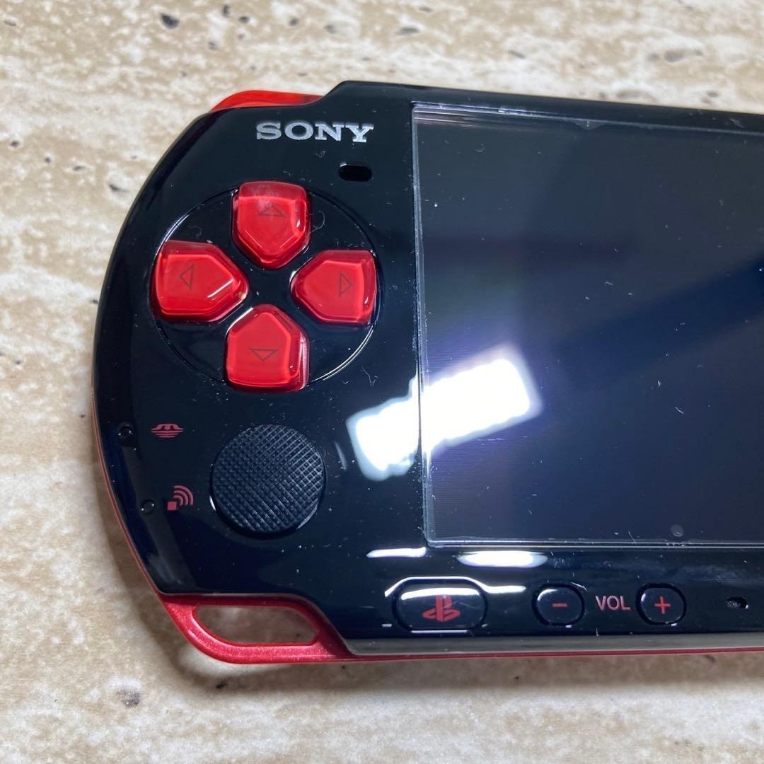 Sony PSP 3000 Value Pack Black Red Near Mint Complete 6722