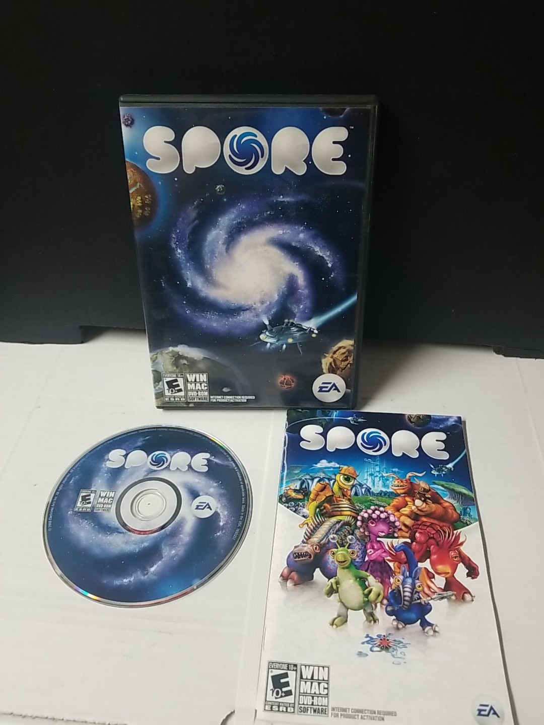 SPORE PC Video Game Win/Mac DVD-ROM CIB COMPLETE IN BOX