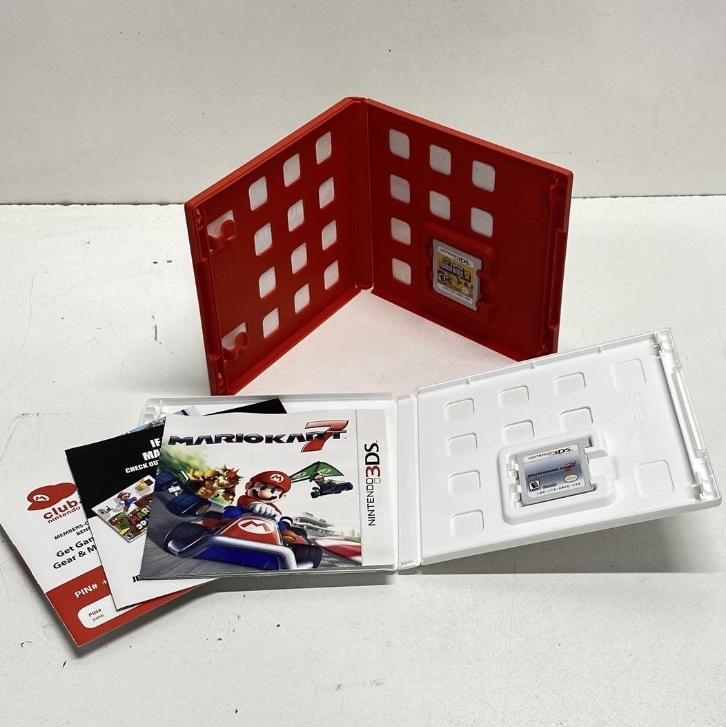 Mario Kart 7 CIB New Super Mario Bros 2 Nintendo 3DS Lot