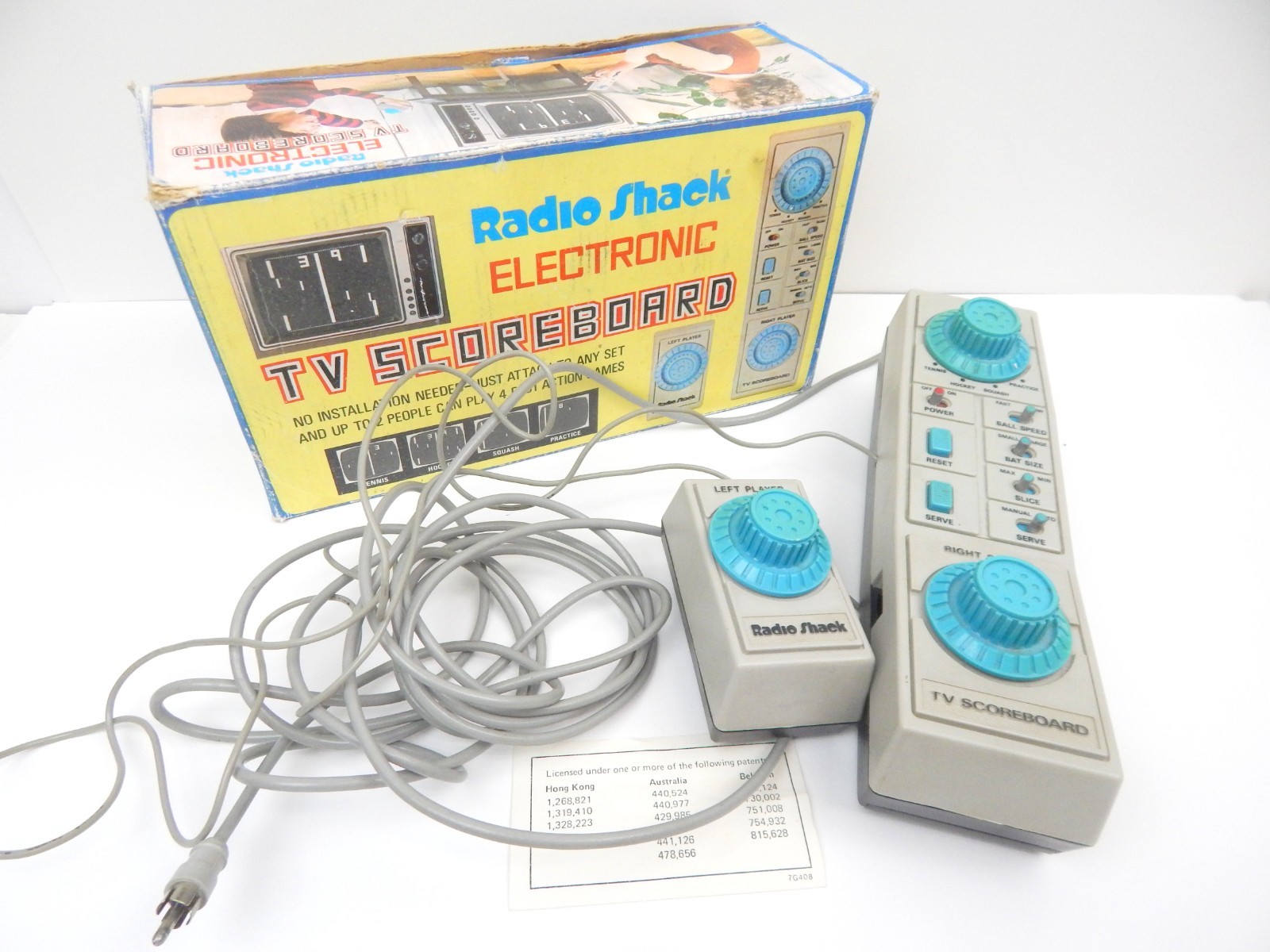 Radio Shack Electronic TV Scoreboard Videogame System Hong Kong