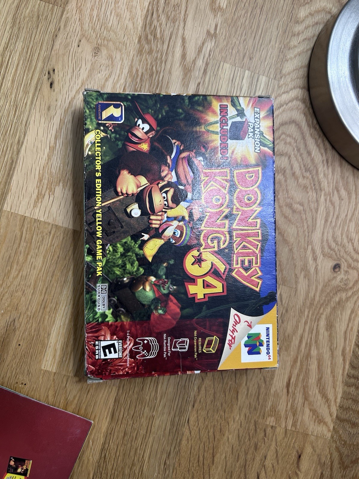 Donkey Kong 64 N64 CIB Complete In Box Collector’s Edition Yellow Cart No ExPak