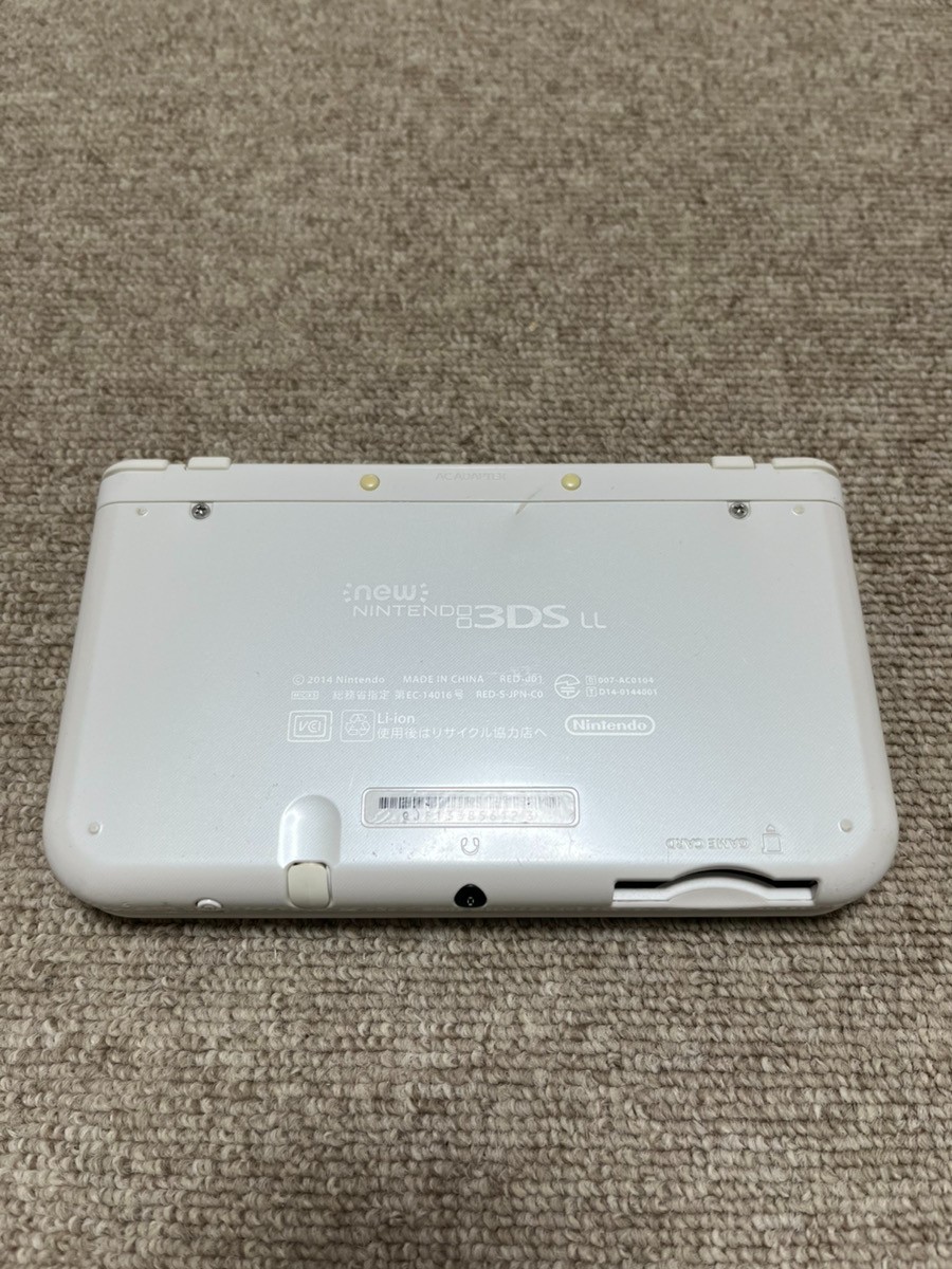 New 3DS LL XL Pearl White Japan Nintendo Console region Japanese B961