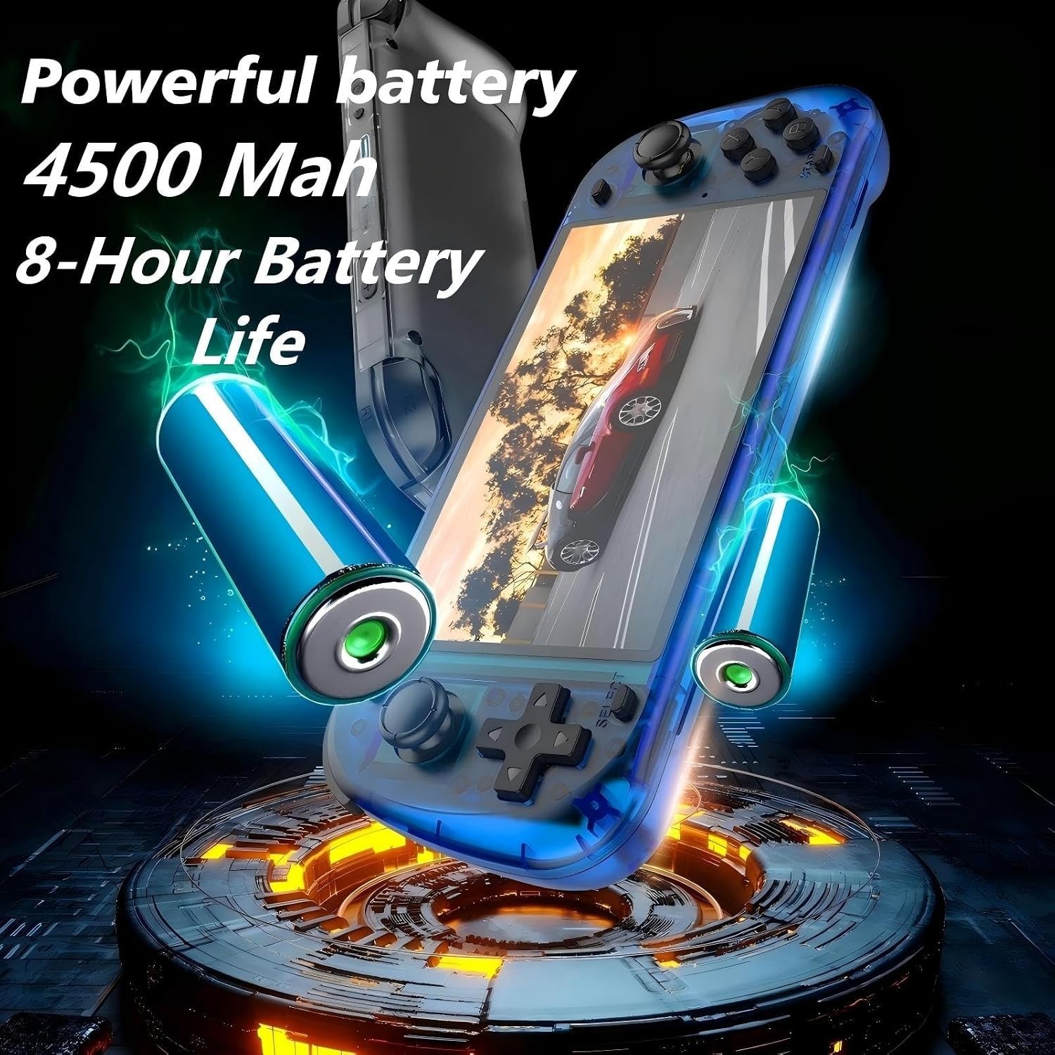 Enjoy 15,000+ Games with R50s Retro Handheld Console: 5.1” IPS, Stylish Design