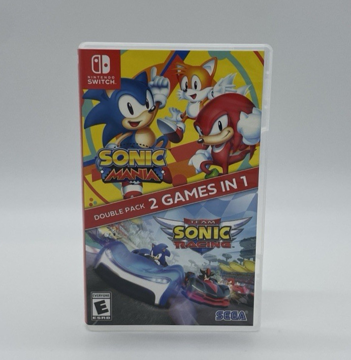 Sonic Mania Team Sonic Racing Double Pack for Nintendo Switch ***BOX ONLY***