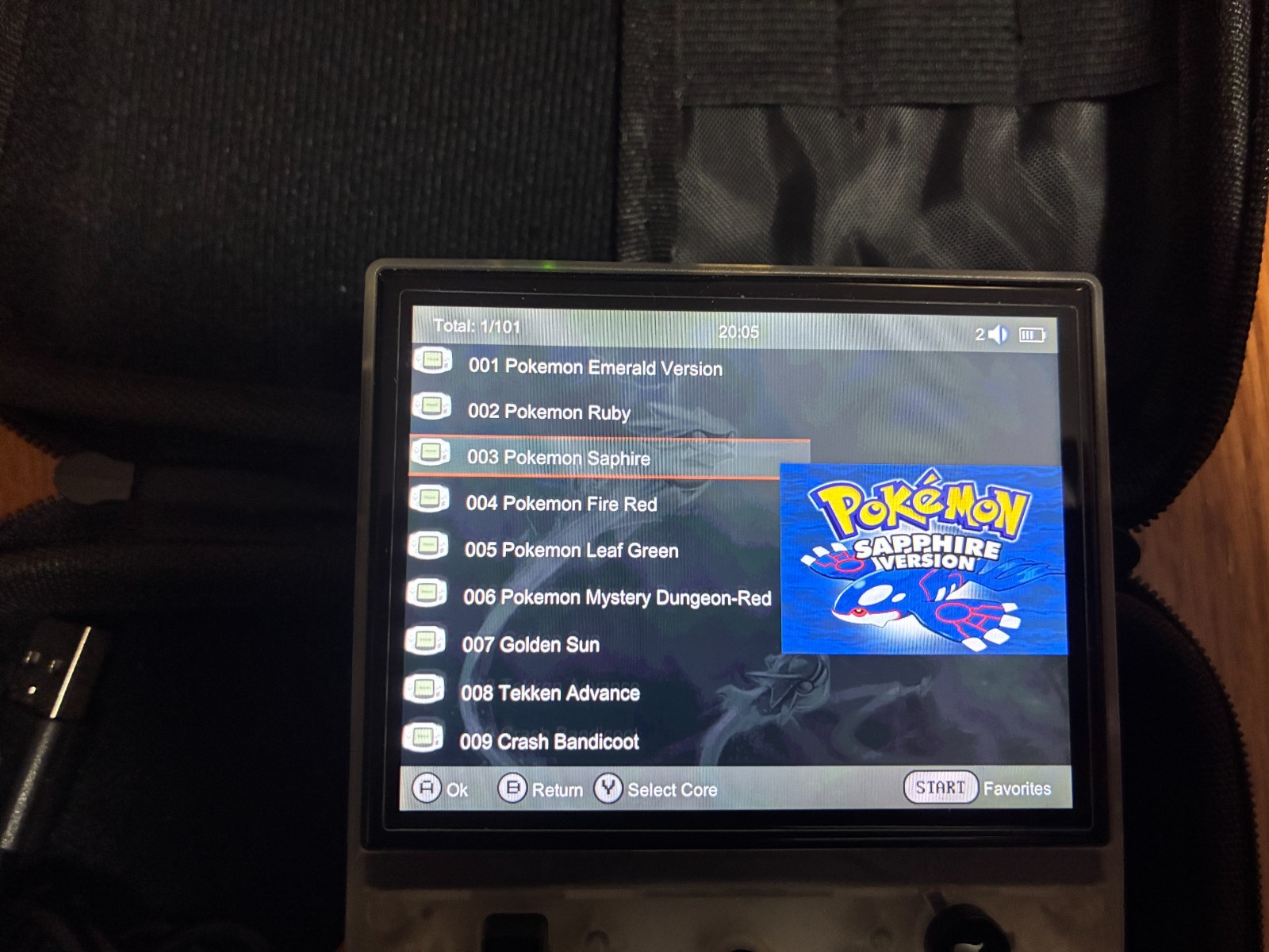 Anbernic RG35XX Retro Handheld Game Console, Dual OS 64GB, Case, 3D printed grip
