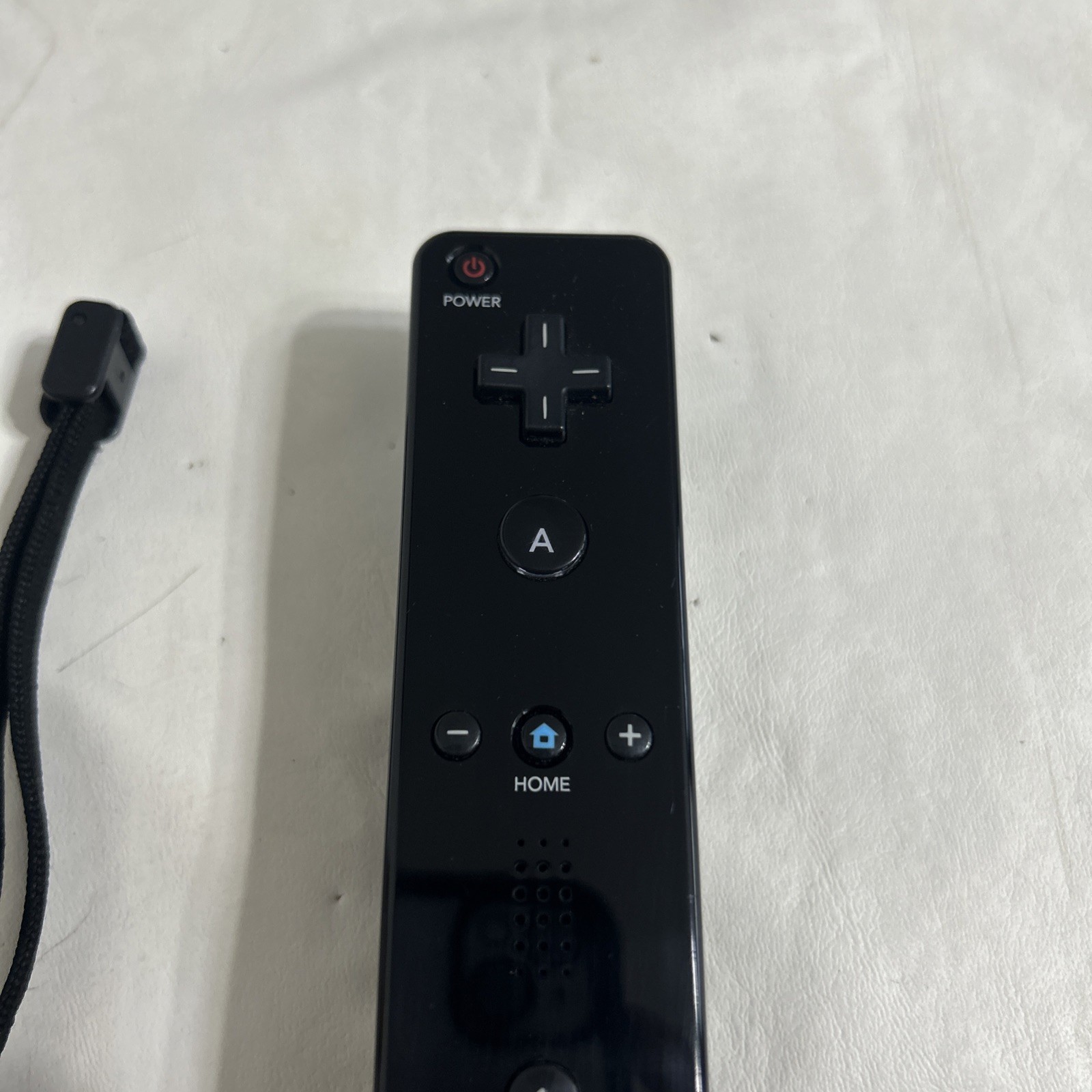 Nintendo Wii Remote Black Built In MotionPlus Controller RVL-036 WORKS