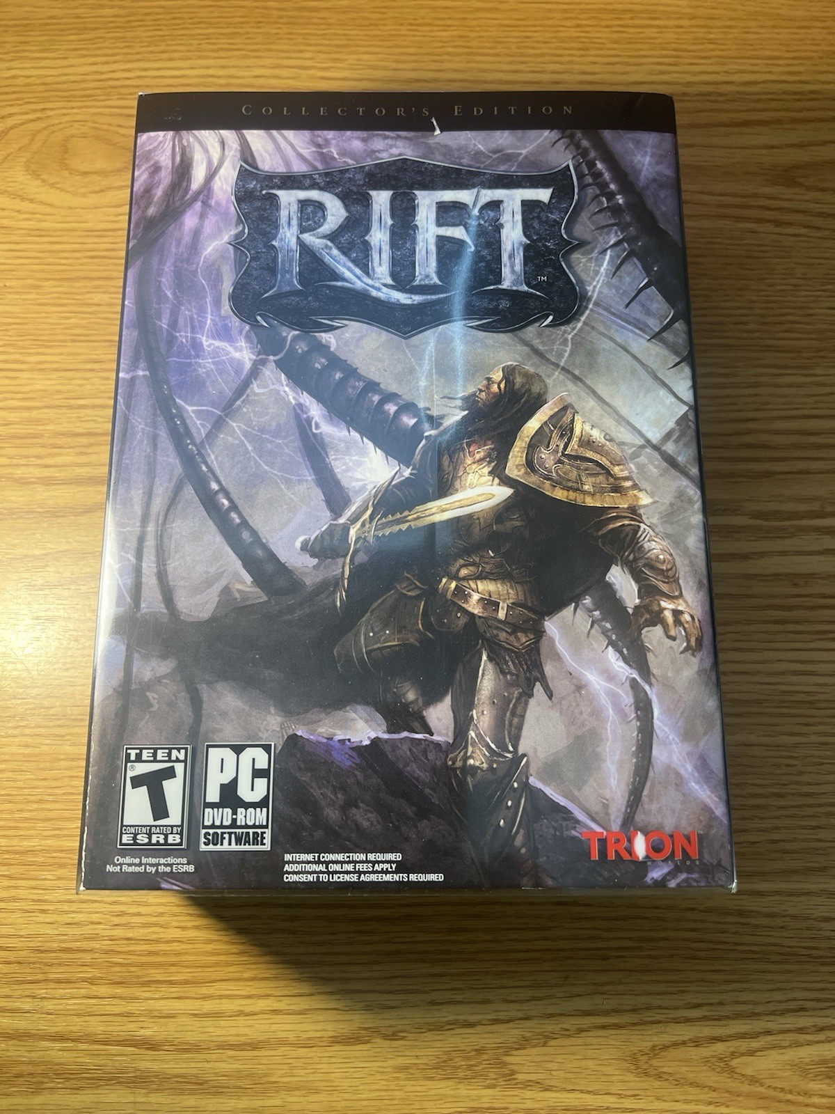 RIFT Collectors Edition Box Set P.C. Game Disc & Soundtrack, Excellent Condition