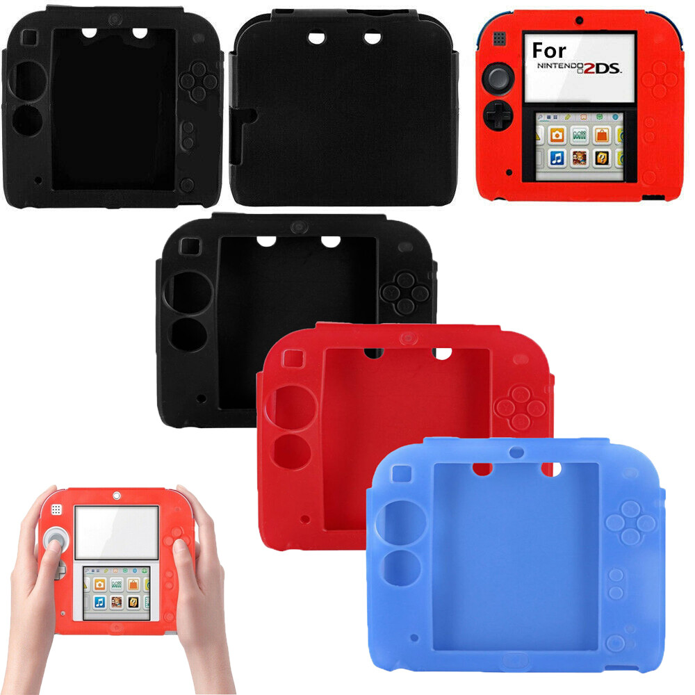 Kids Silicone Nintendo 2DS Soft Games Controller Gel Rubber Case Cover Skin Gift