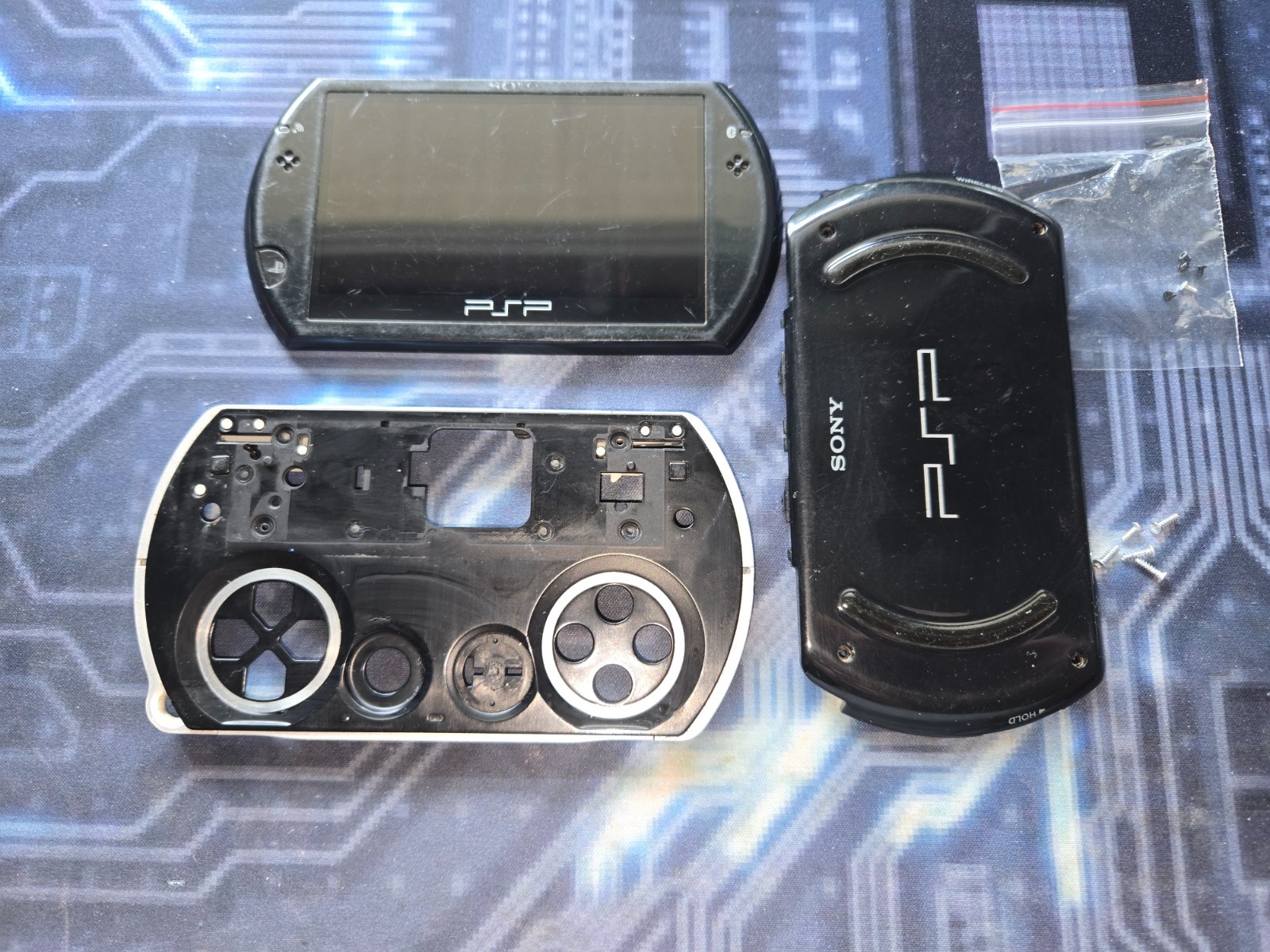 Sony PSP Go Genuine Original Shell, Screws, and Screen for Parts (#2)