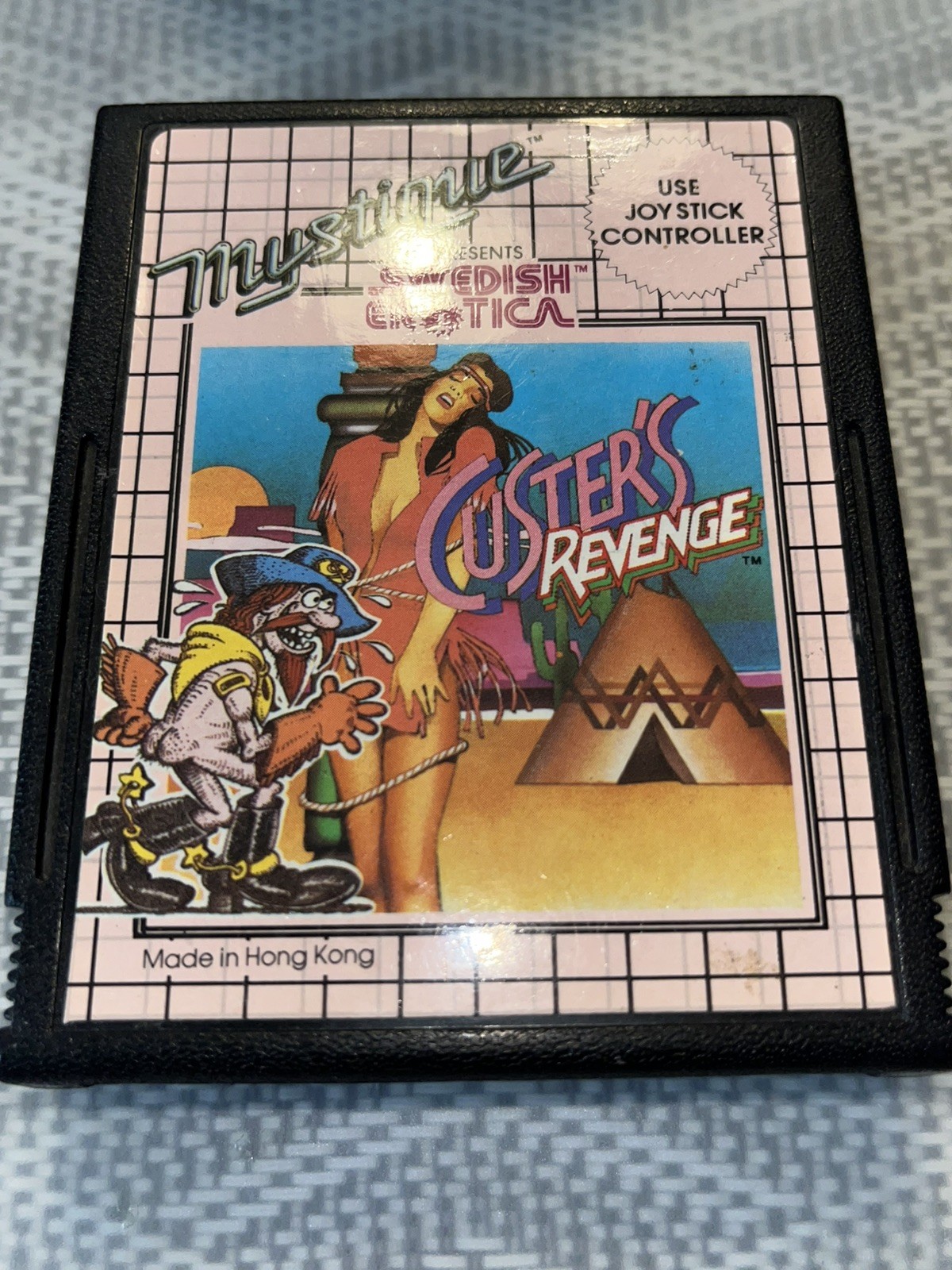 Custer’s Revenge (Atari 2600, 1982) Game Only In Great Condition Works