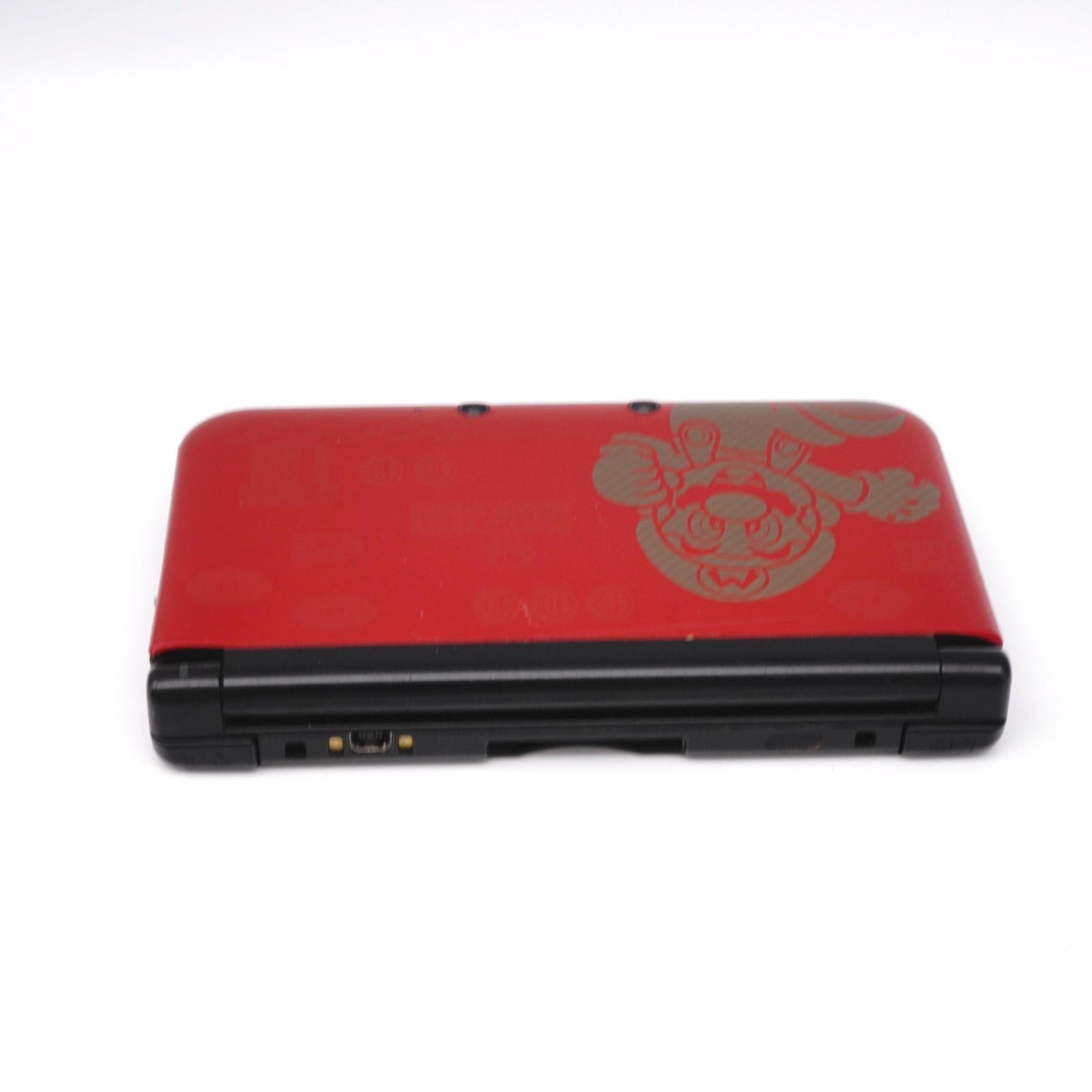 Nintendo 3DS XL Red Mario Gold Edition Game Console + extras (USA)