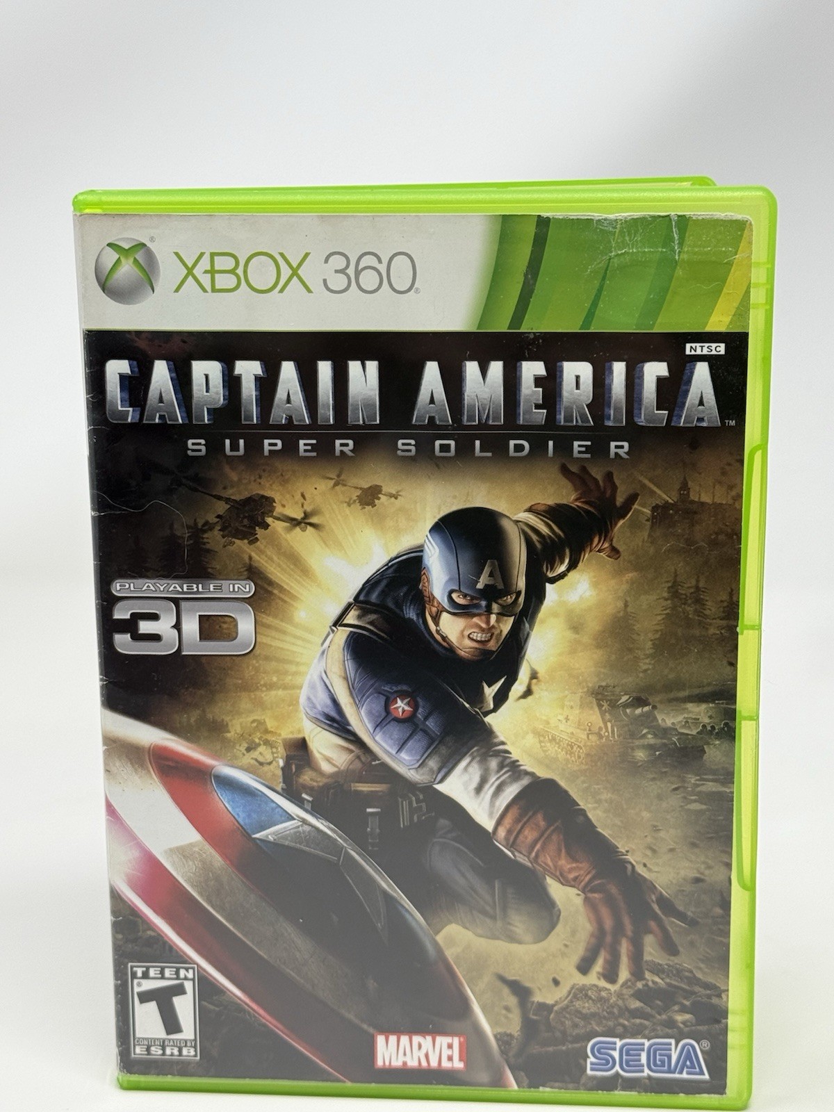 Captain America Super Soldier Microsoft Xbox 360 Game + Case Mint Disc Tested