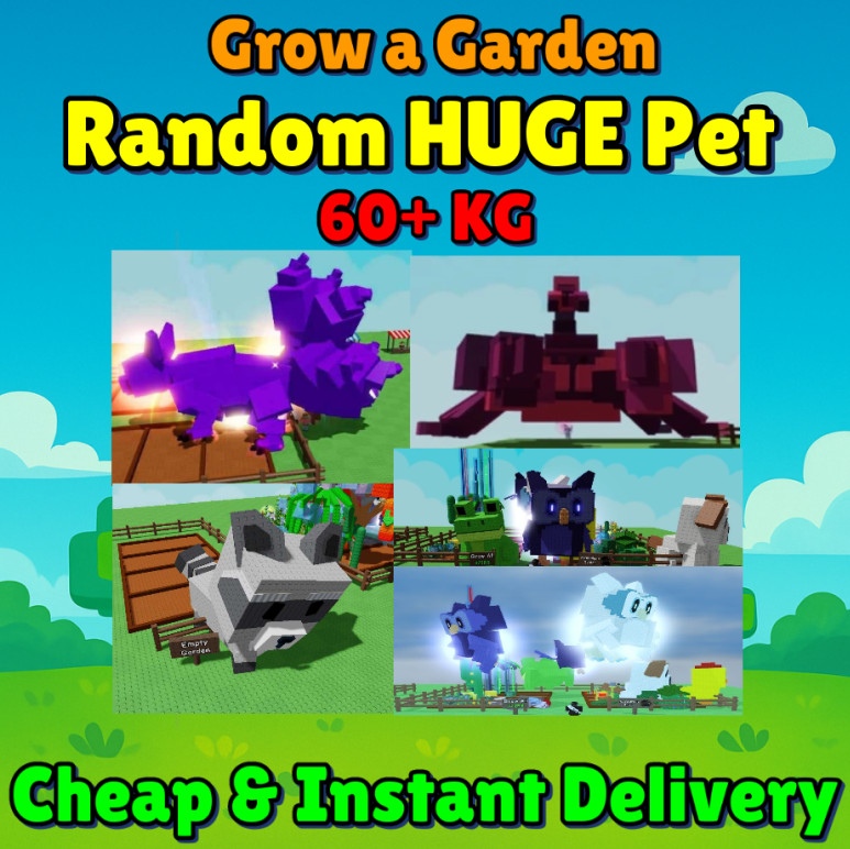 [🟢ONLINE ] 🦊RANDOM HUGE PET 60kg+ 🏋️ | Grow a Garden | GaG | FAST | Whale