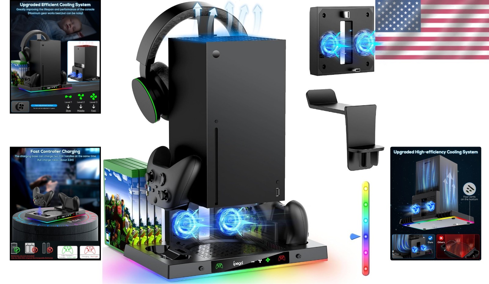 Multifunctional Xbox Series X Accessories Kit