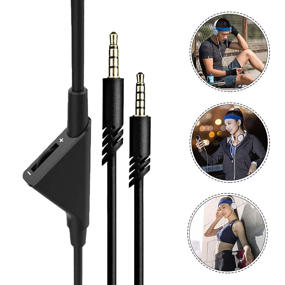 Replacement Audio Cable Cord Volume Control for Astro A10 A40 Gaming Headset 2M