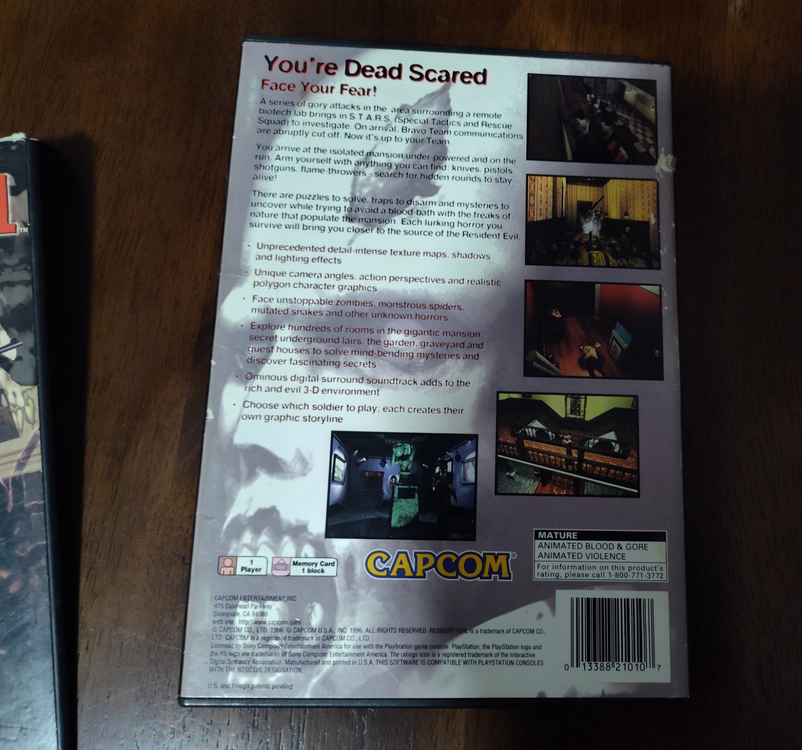 Playstation PS1: Resident Evil, Long Box Tested CIB See Description