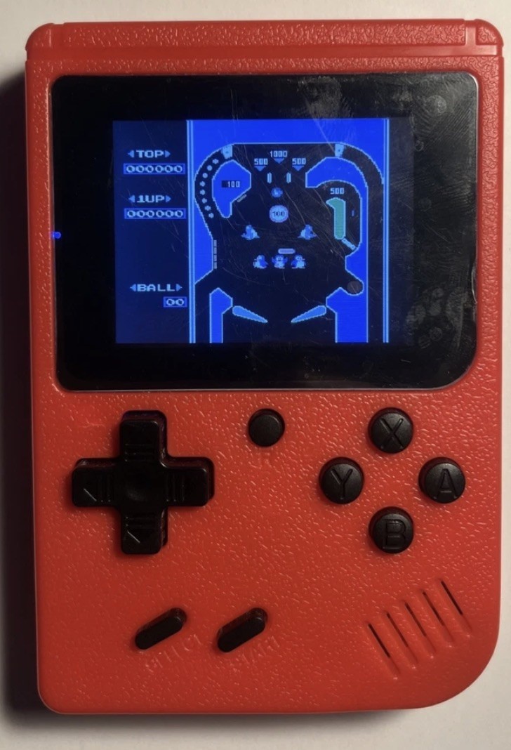 Red RETRO FC Play Version PLUS Portable External Gamepad Double Against 6Hrs