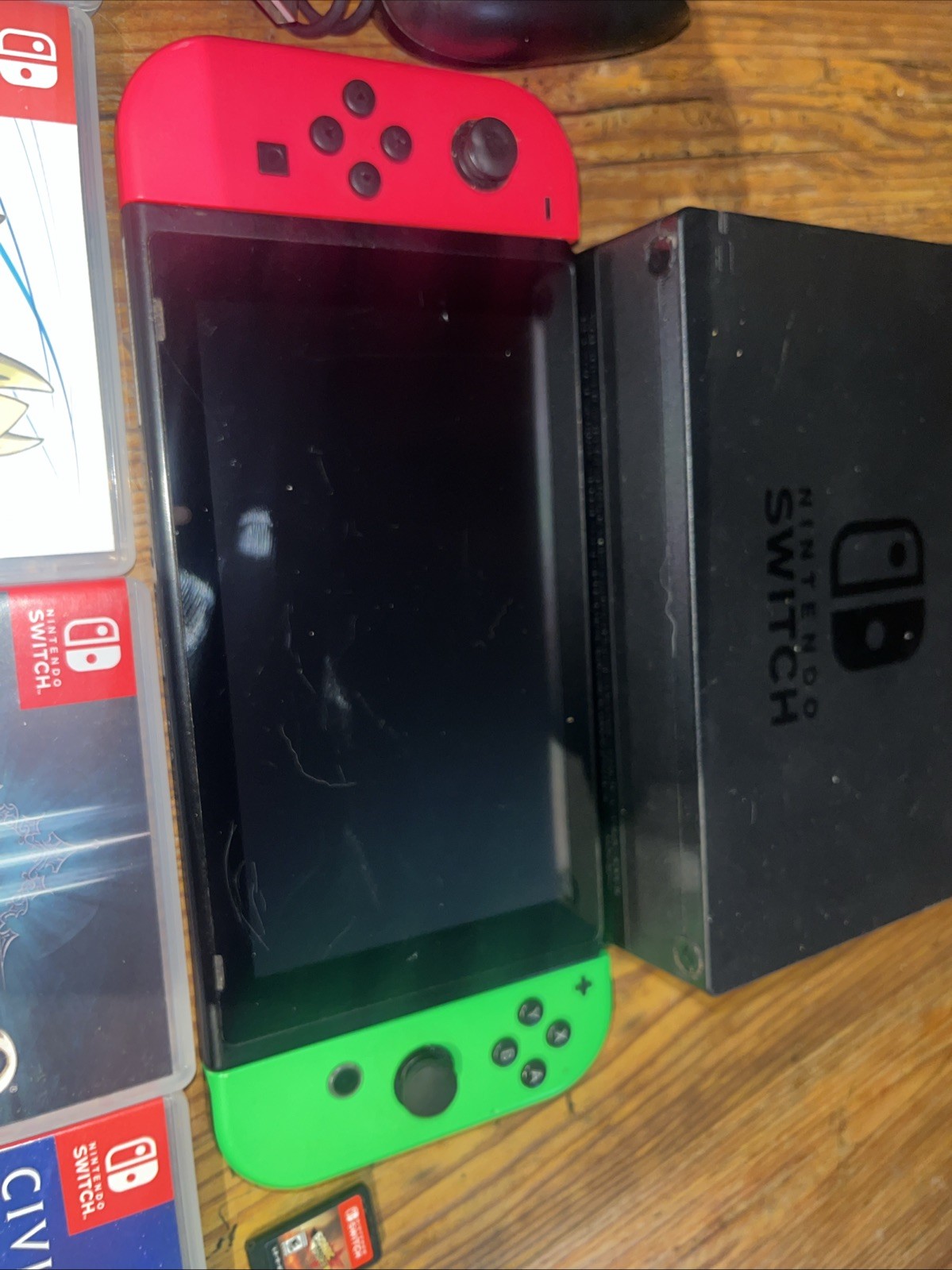 Nintendo Switch v2 Console Gaming System HAC-001(-01) Pokemon Diablo Sonic Games