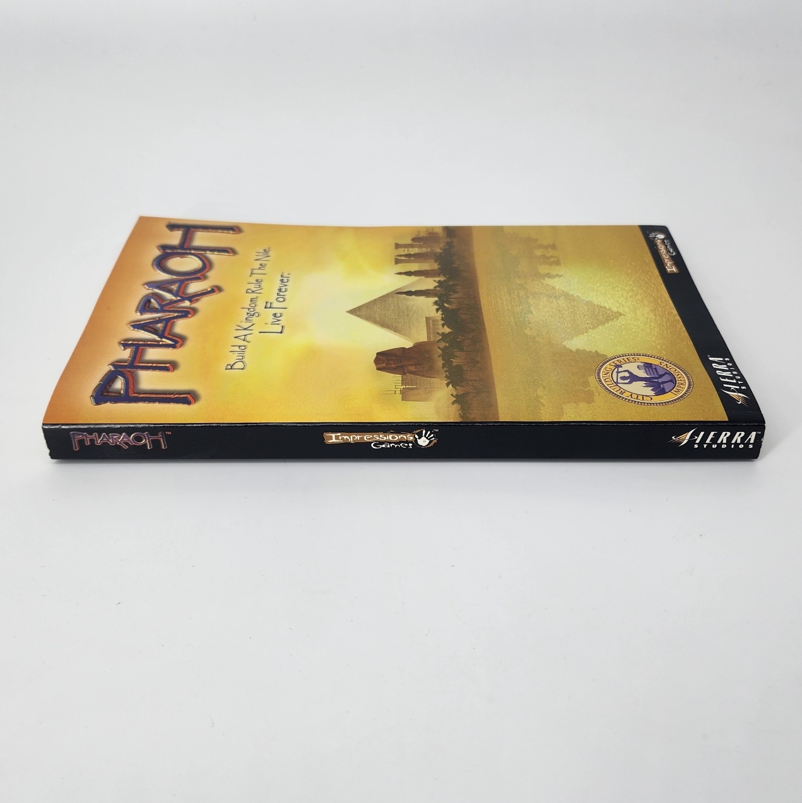 Pharaoh (PC, 1999) BIG BOX Vintage PC Game w/ Manual, Box, Map & CD – Sierra