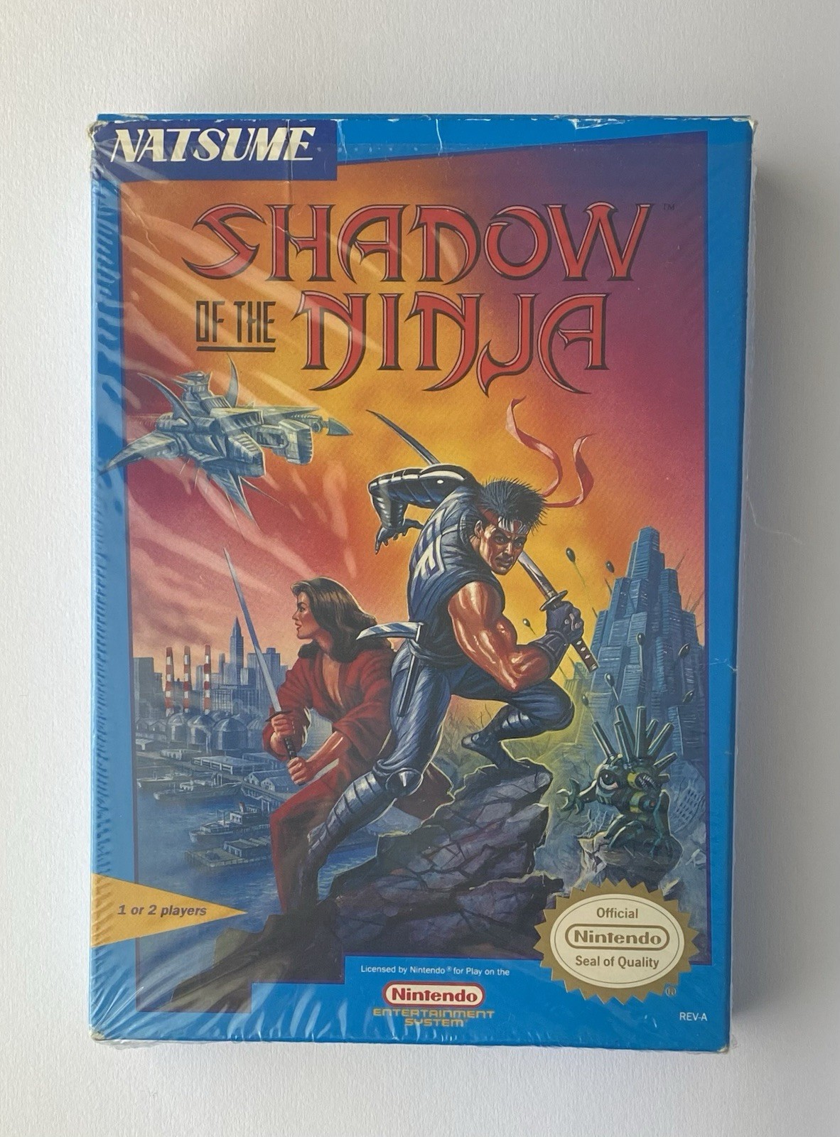 Nintendo Entertainment System -Shadow of the Ninja NES-Natsume 1990 -Semi-Sealed