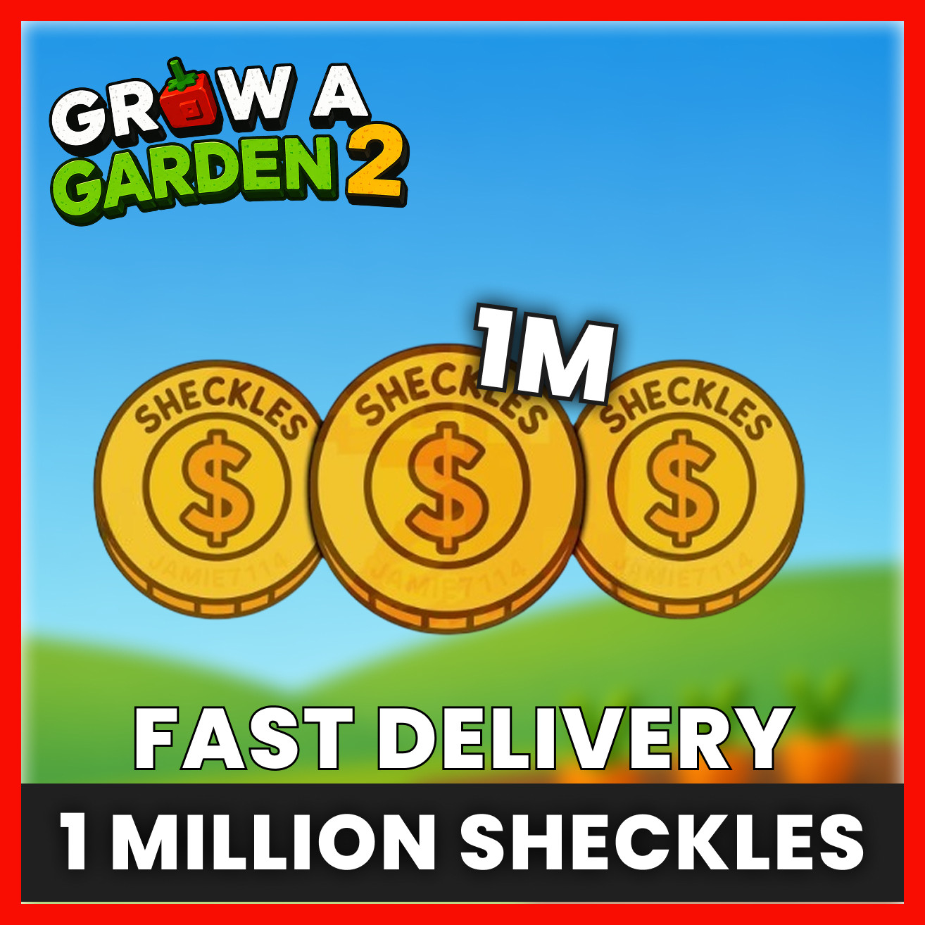 🪴Grow a Garden 2 | All Items, Seeds, Sheckles, Gamepass | Fast & Easy Delivery