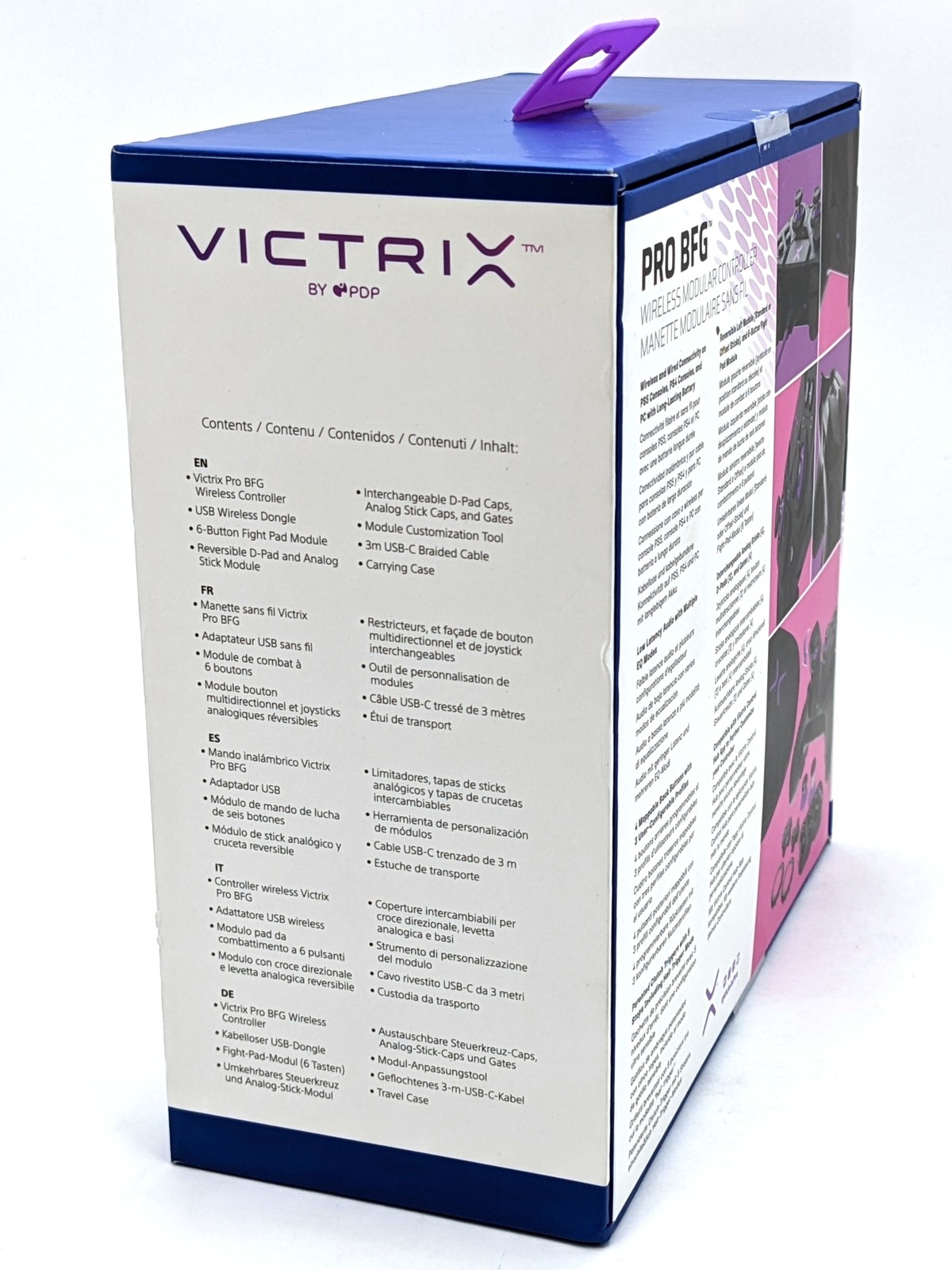 PDP Victrix Pro BFG Wireless Modular Controller – For PS4, PS5, PC – 052-002-BK