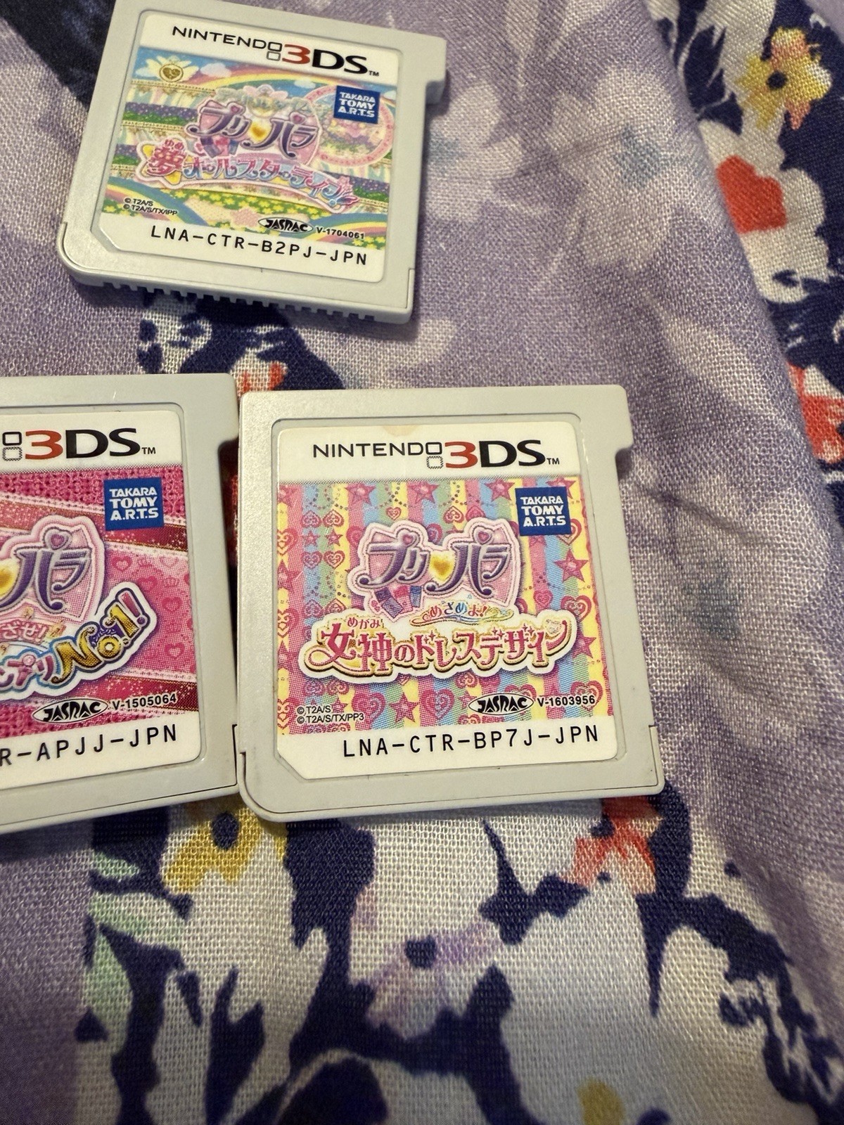 3 Games Idle Time Pripara Aim for Idol Grand Prix No.1 Nintendo 3DS Japanese