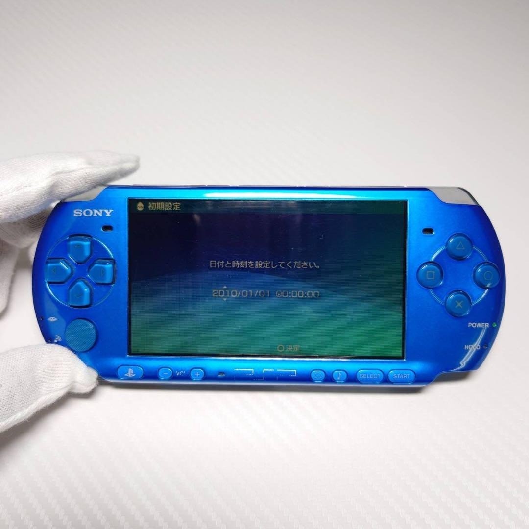 Sony PSP 3000 Vibrant Blue Complete in Box Near Mint 6748