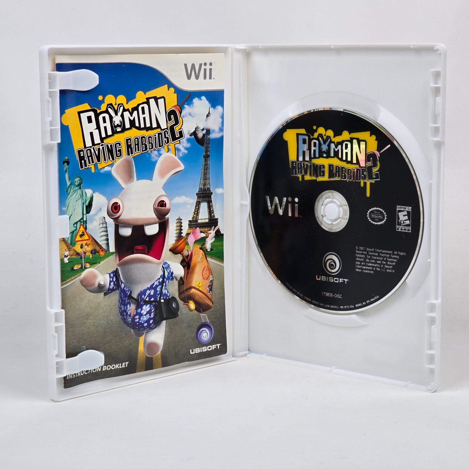 Rayman: Raving Rabbids 2 (Nintendo Wii) CIB COMPLETE