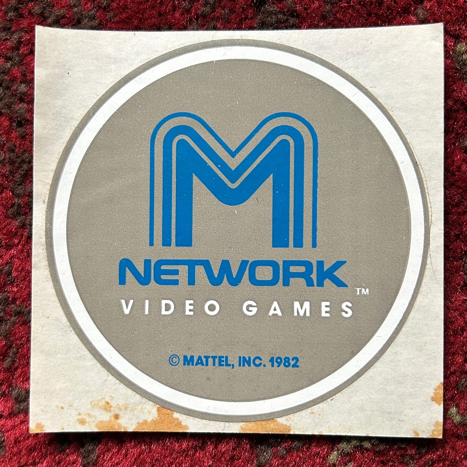 1982 Astroblast Atari 2600 Video Game Cartridge w/ Manual +Sticker Mattel TESTED