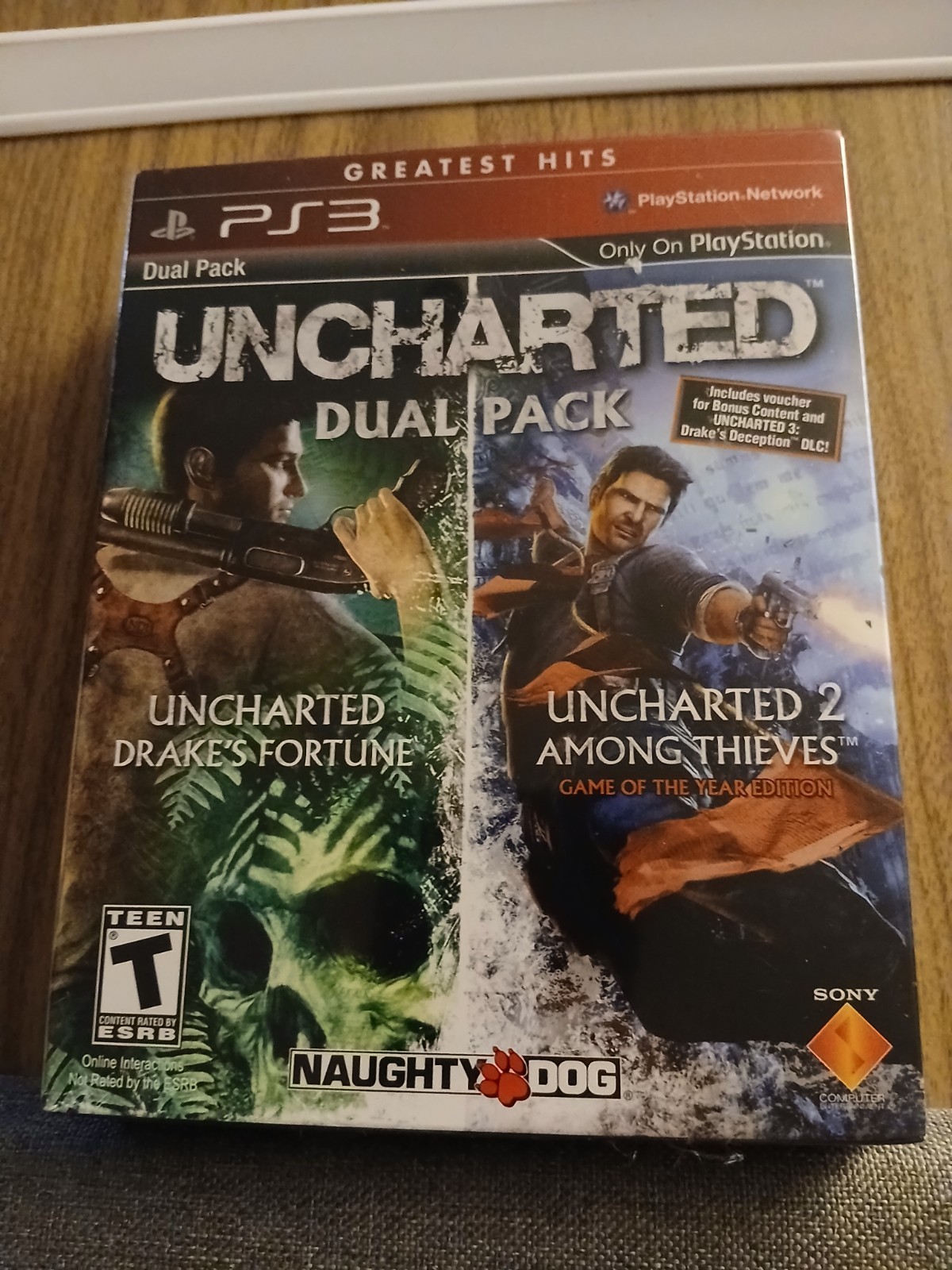 Factory Sealed, PS3 Uncharted 1 & 2 Dual Pack Brand New, Never Opened