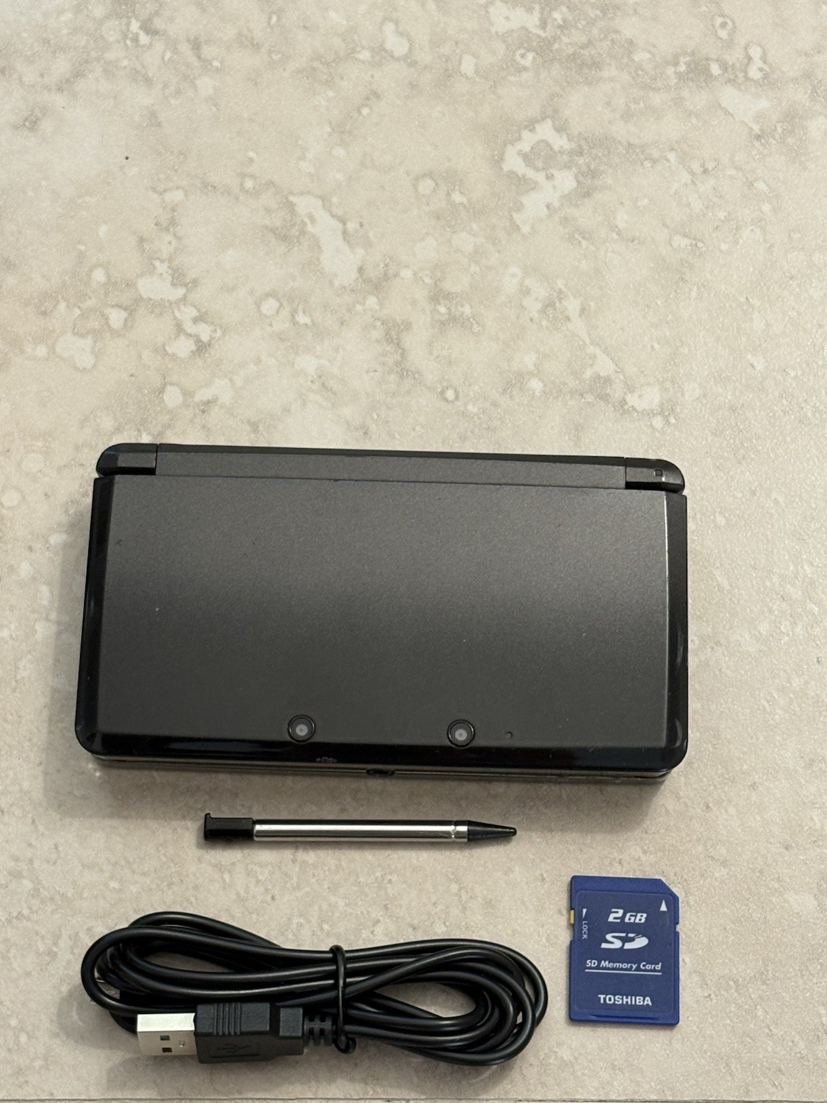 Nintendo 3DS Console Black Edition With Charger US SELLER Good Condition