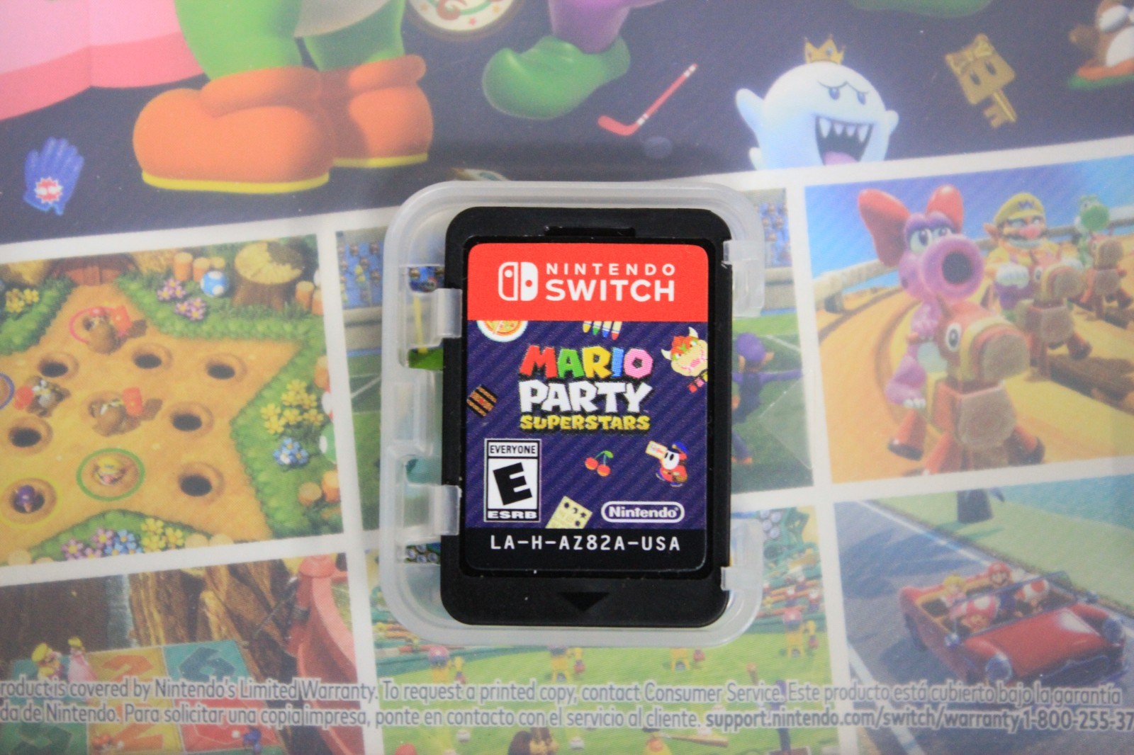 Mario Party Superstars Nintendo Switch Game Cartridge W/Case