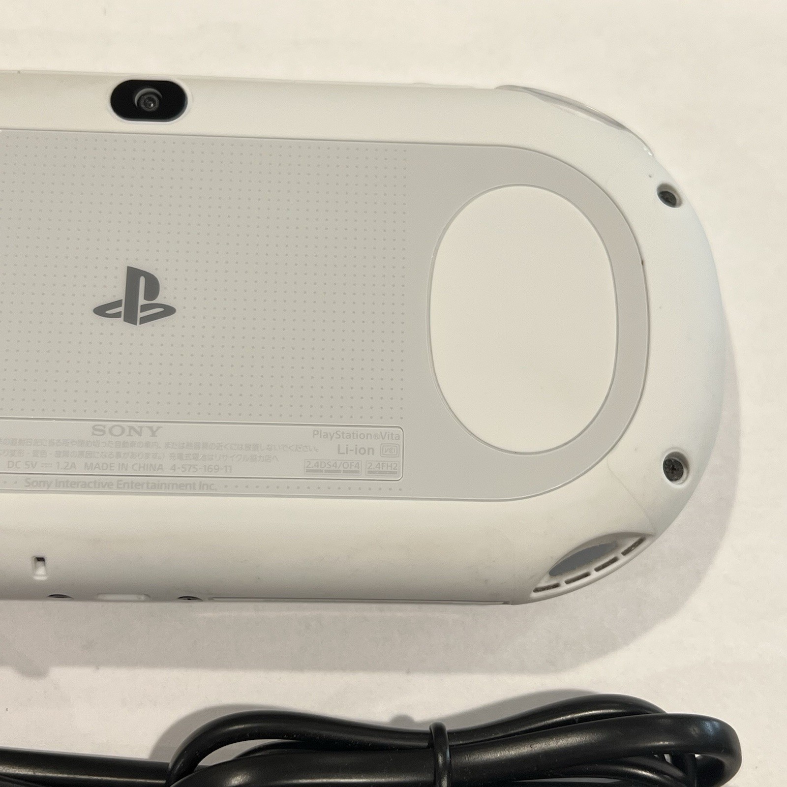 Glacier White Sony PS Vita 2000 System w/ Charger – Tested Works – Region Free