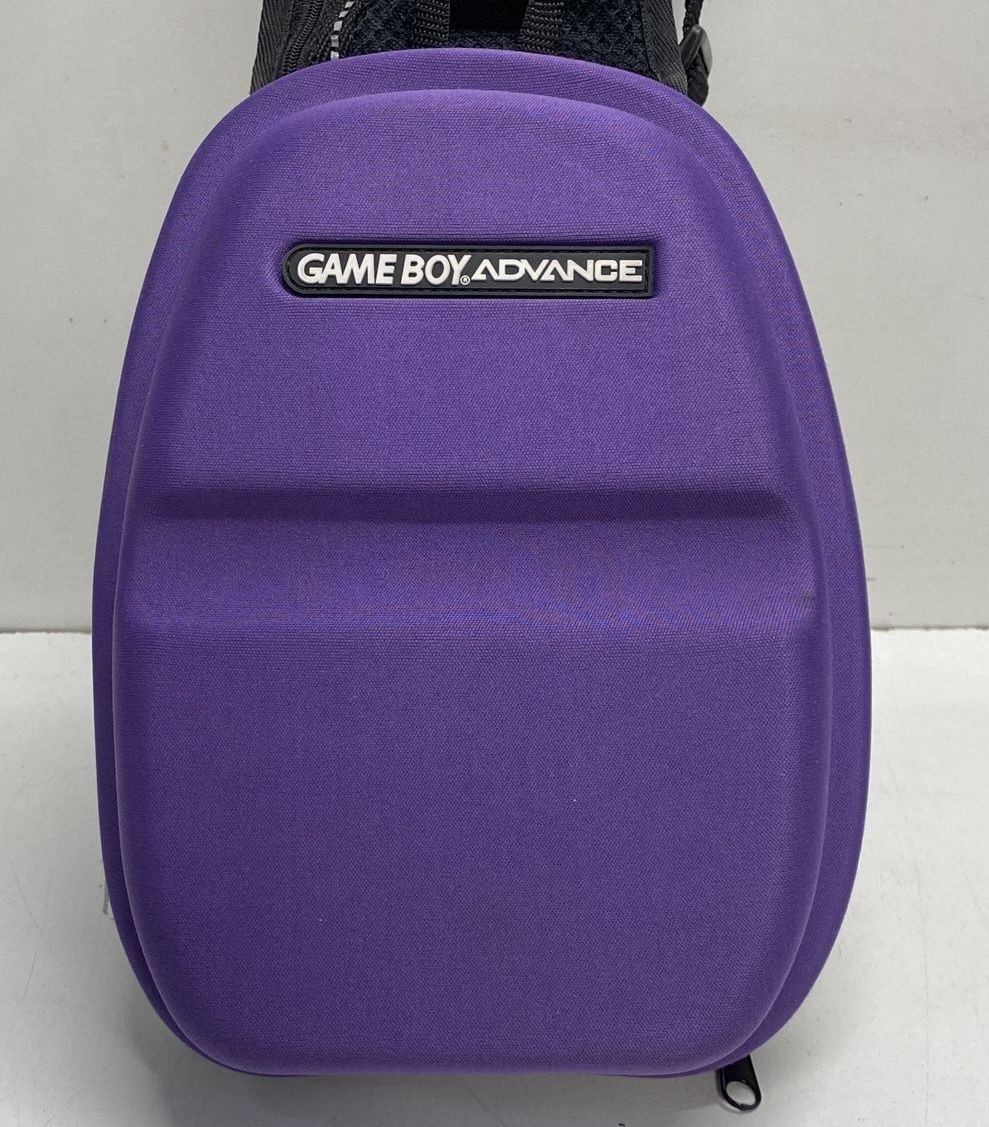 Nintendo Game Boy Advance GBA Purple Sling Backpack Carrying Case BD&A Vintage