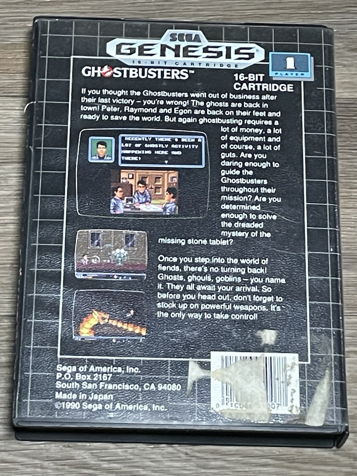 SEGA GENESIS Ghostbusters VIDEO GAME / No Manual