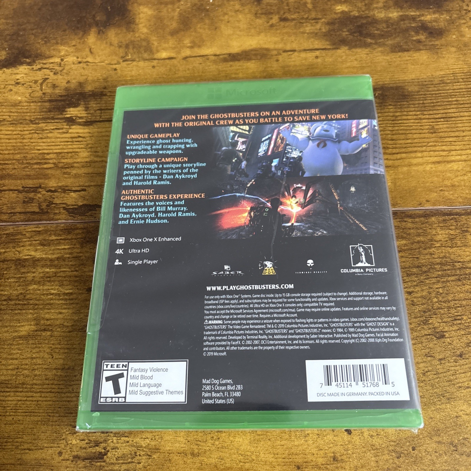 Ghostbusters The Video Game Remastered Xbox One NEW SEALED