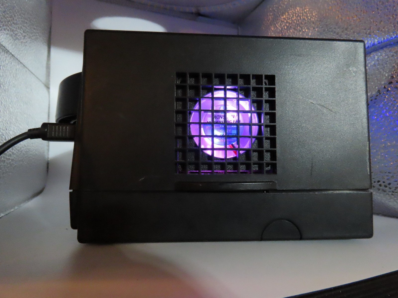 Nintendo GameCube Fan Assembly color changing multi colored light mod DEMO VIDEO