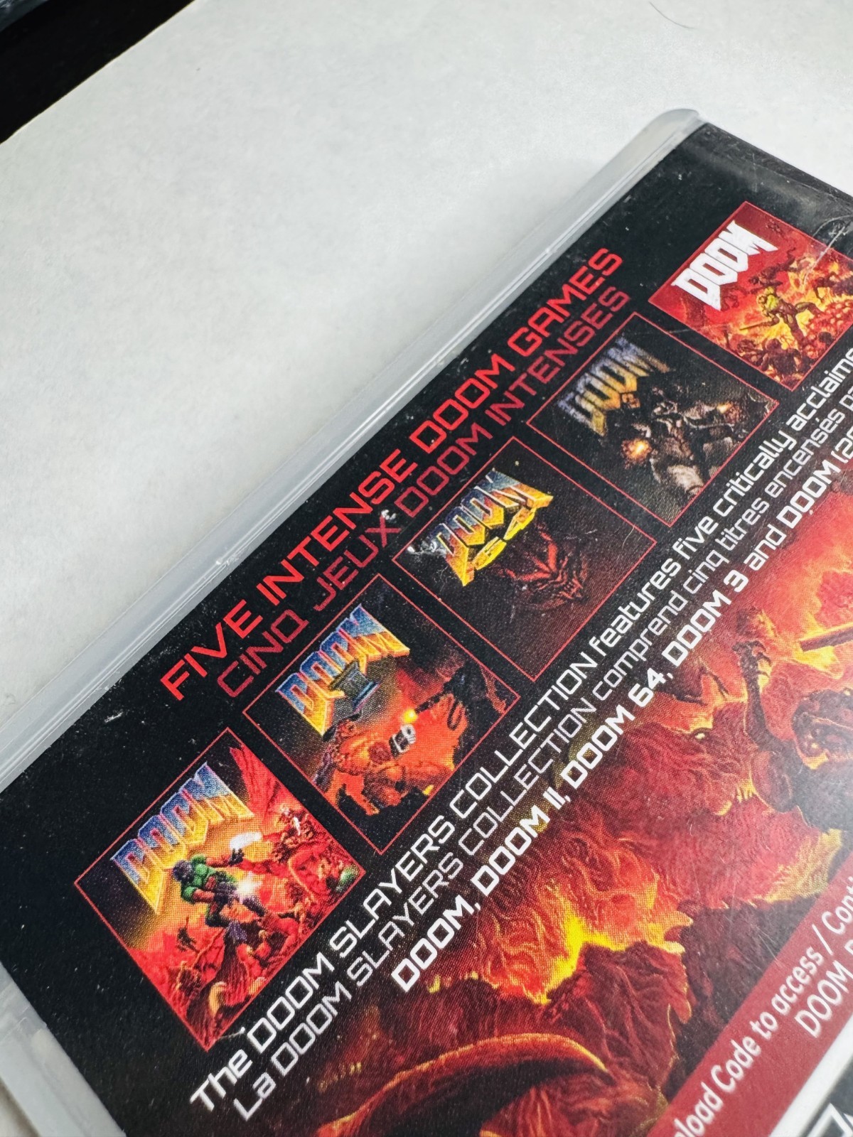 Doom Slayer’s Collection Game in Case! Nintendo Switch! No Code